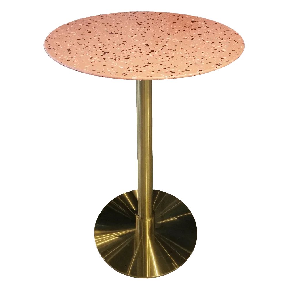 Pink Terrazzo Cocktail Table