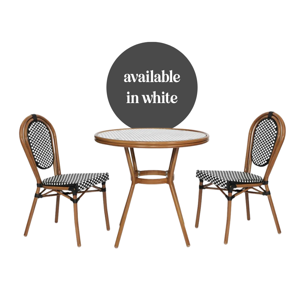 Parisian Bistro Set - Black