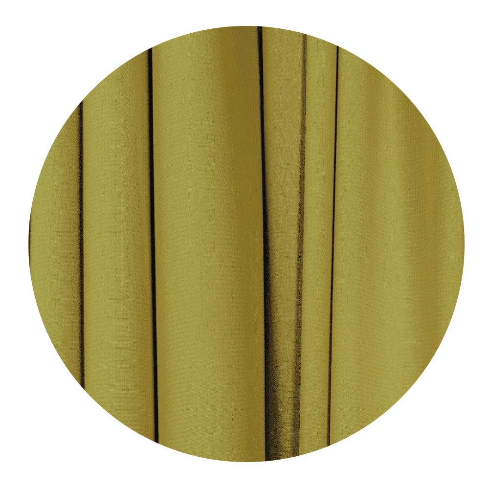 Citron Green Chiffon Drape
