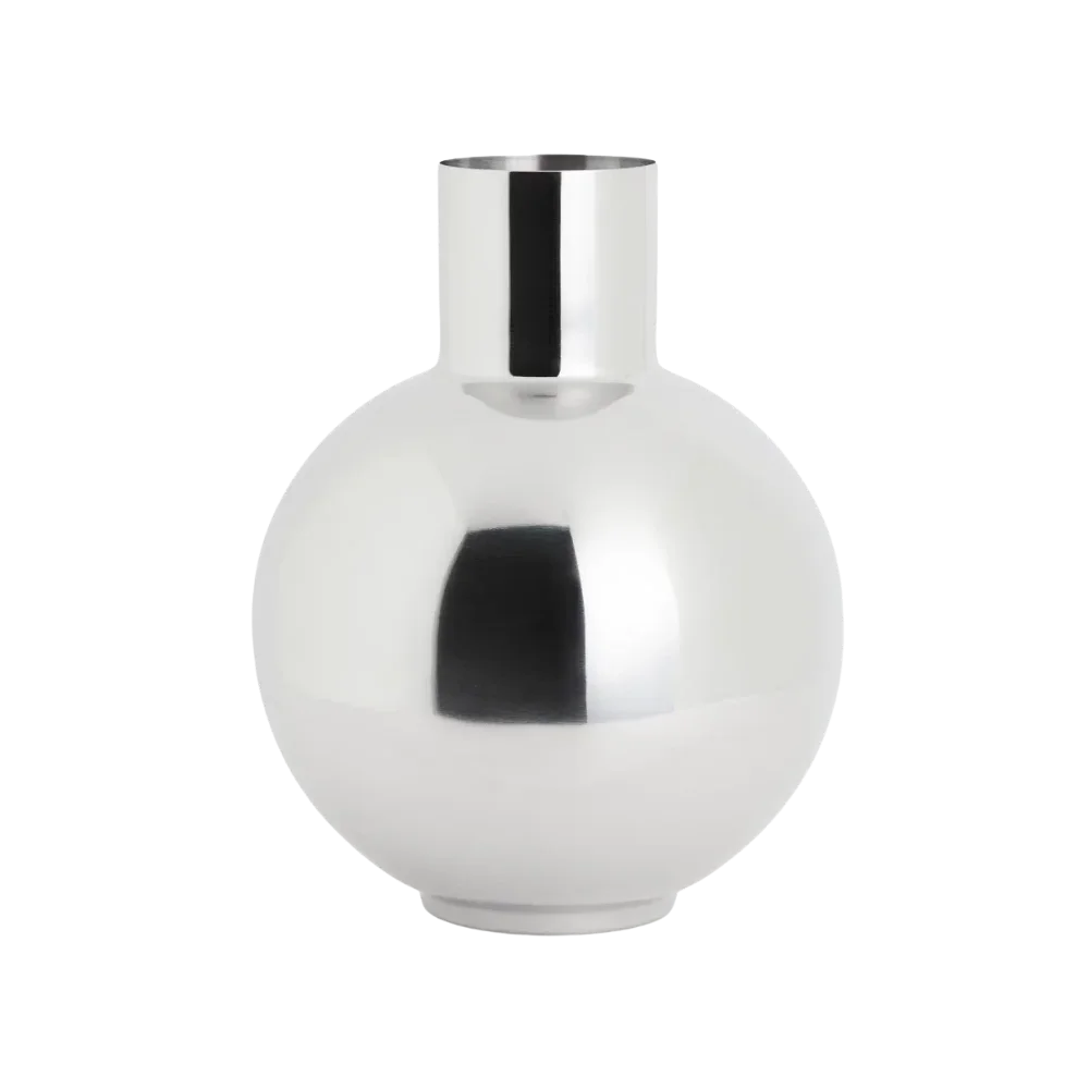 Chrome Vase