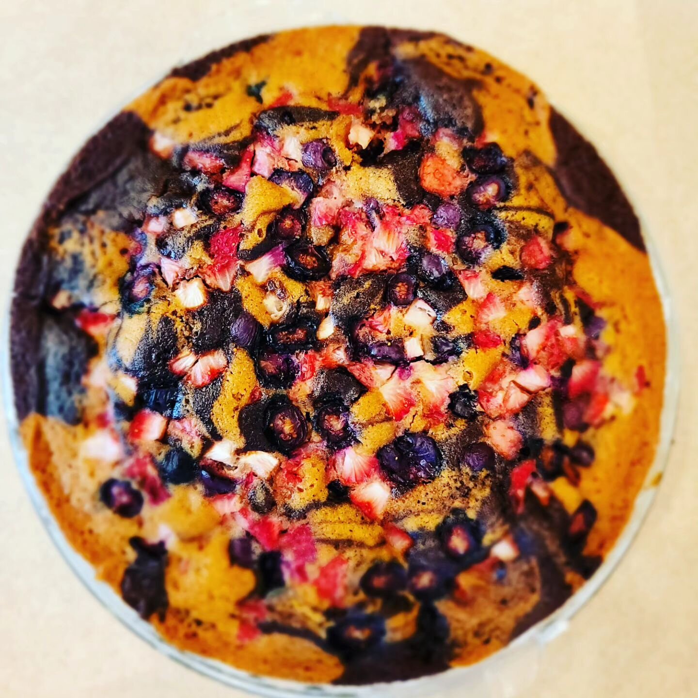 My 4th of July dessert: 

One chocolate and one vanilla Simple Mills cake with Miss Jones vanilla frosting. One of the cakes I put diced blueberries and strawberries on there to go with the 4th theme and to add a little more nutrient density to it. I