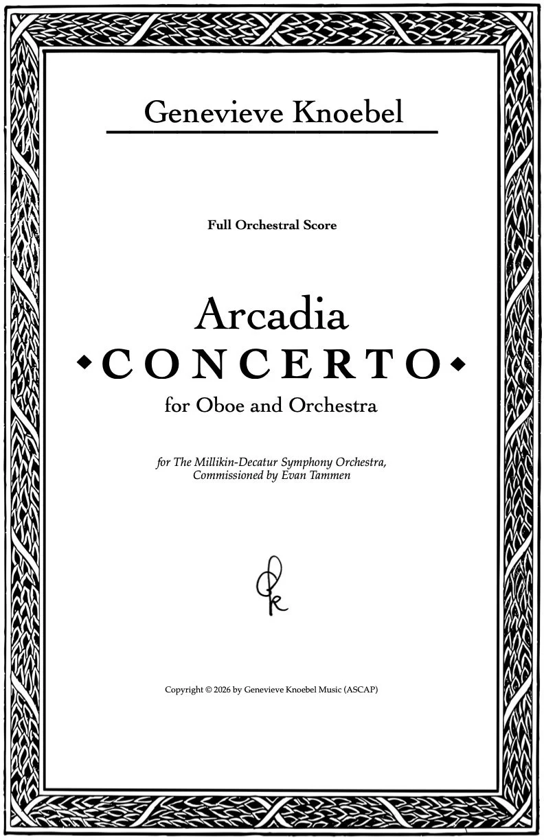 Arcadia Concerto for Oboe and Orchestra (2026)