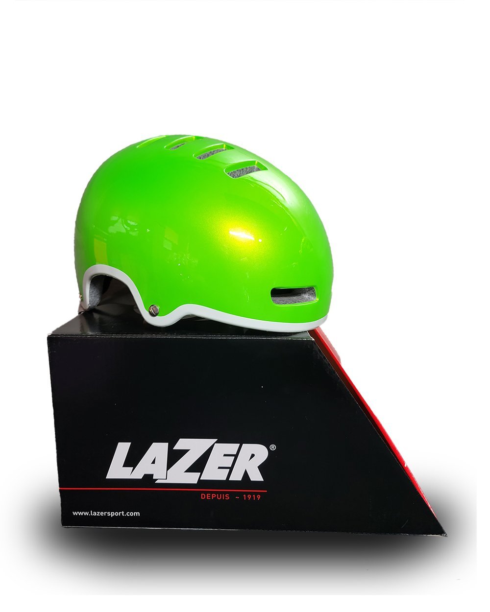 Lazer Armor Flash Green Helmet
