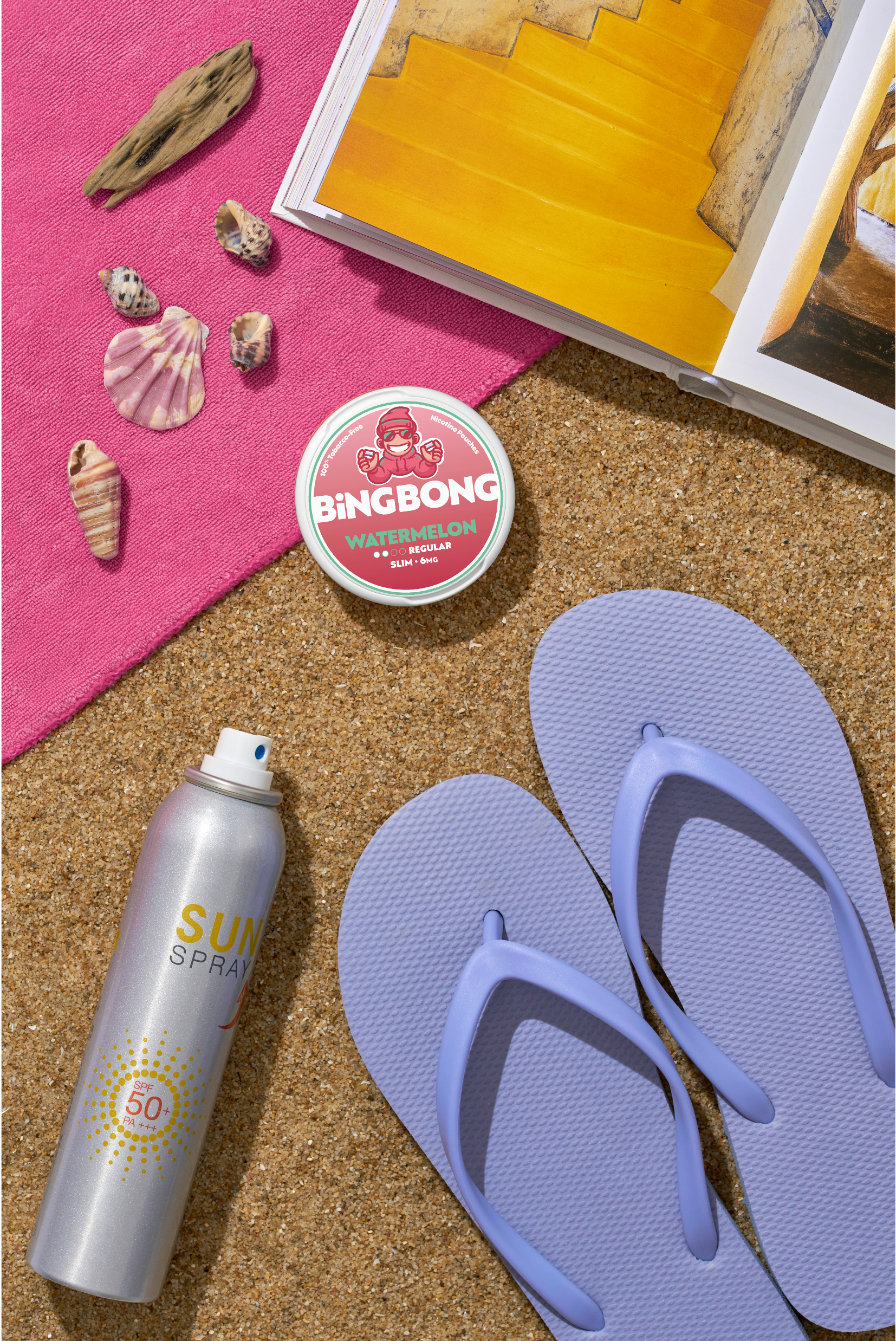 Take BiNGBONG watermelon with you to the beach.