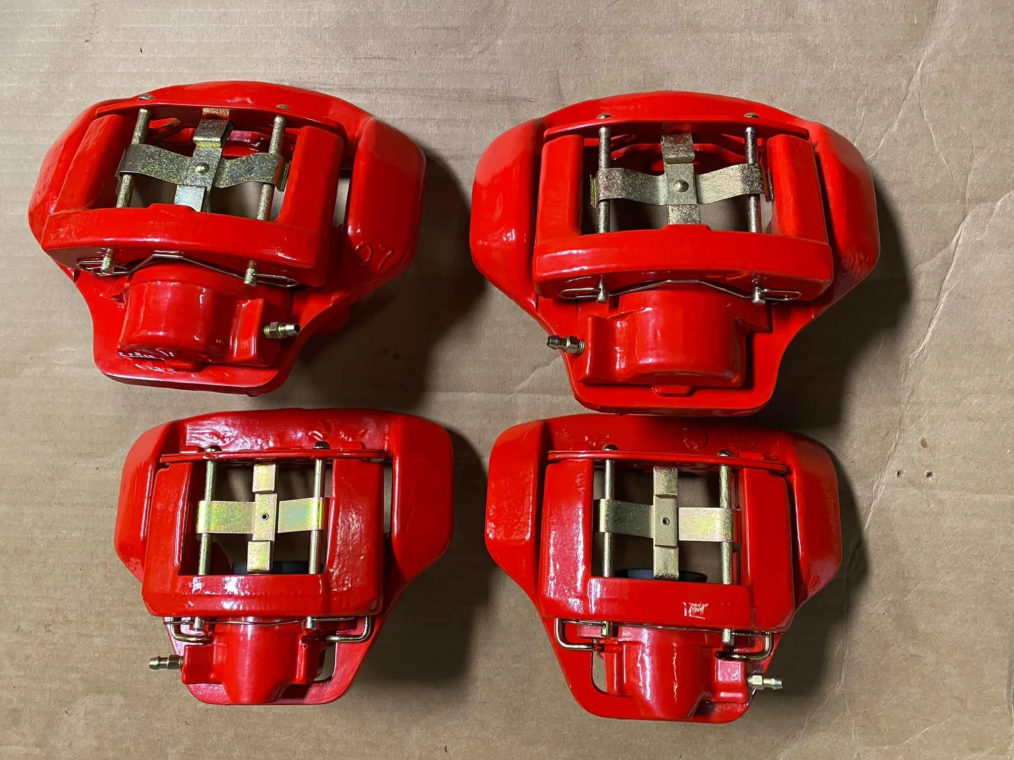 Porsche 944 powder coated brake calipers