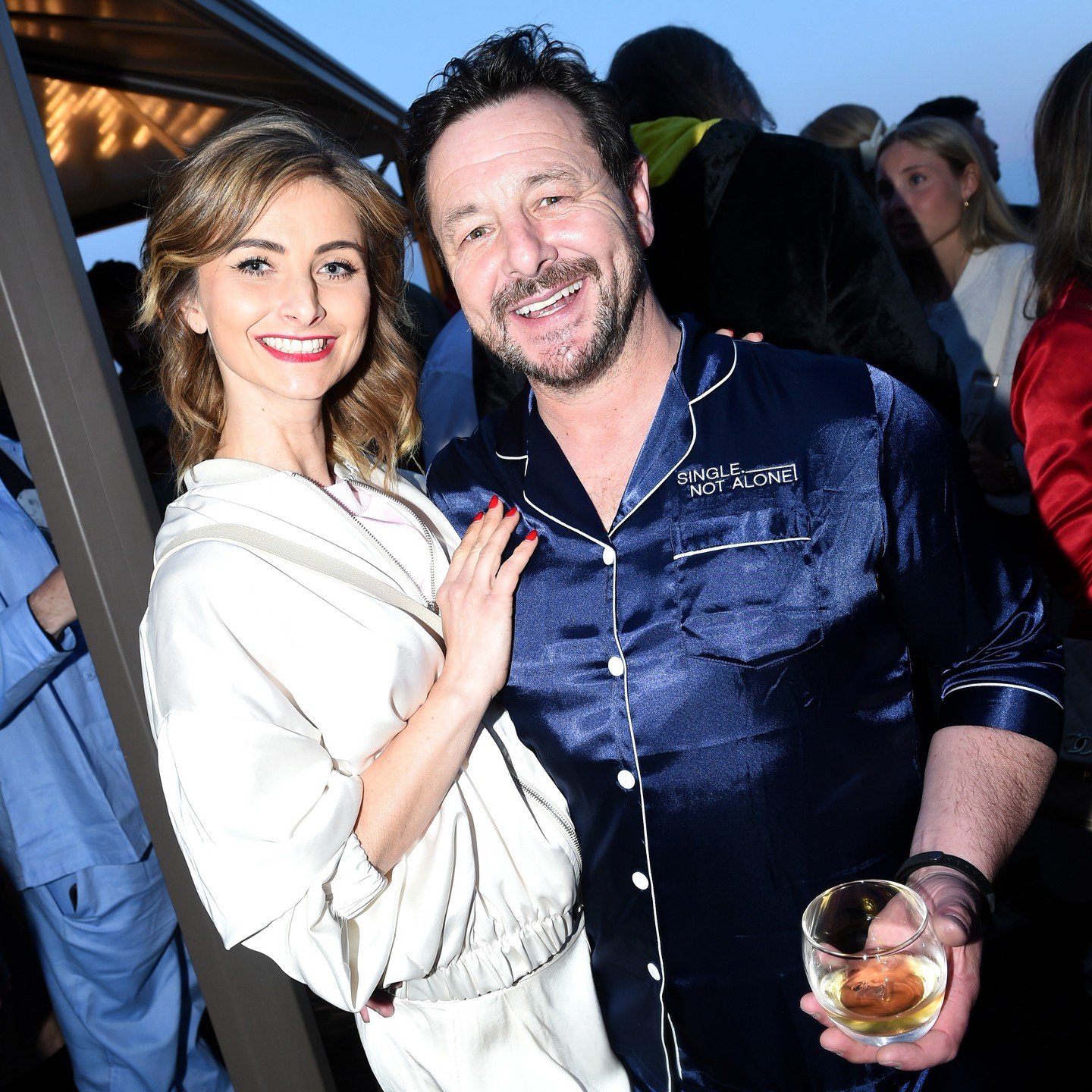 Cannes has never been this comfy. PJs and paparazzi are the ultimate duo. 📸✨ 

#ThePJParty #Cannes2025 #LuxuryNightwear