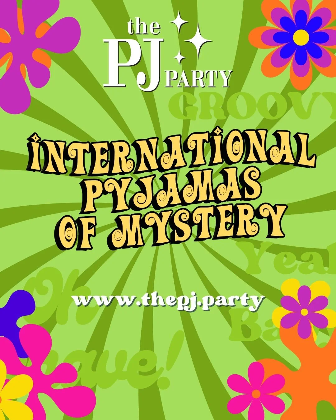 Announcing this year's Cannes Pyjama Party theme - International Pyjamas of Mystery!

Get your best Austin Powers impression at the ready, as this year's PJ Party will be groovier than ever before. 

Sign up to our free ticket lottery at www.thepj.pa
