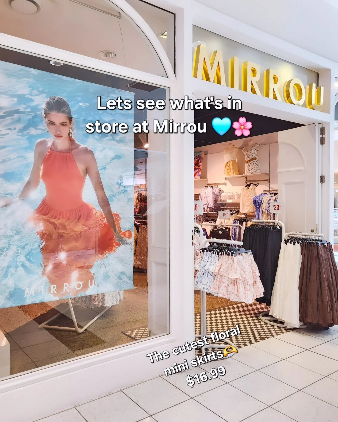 A sneak peek 👀 of what's in store at 
Mirrou🩵🌸
Pop in to your nearest Mirrou while you're out and about this long weekend🤗🛍

#mirrounz #mirrou #fashionstore #fashionbrand #nzshopping #newzealand #springfashıon #summerfashion