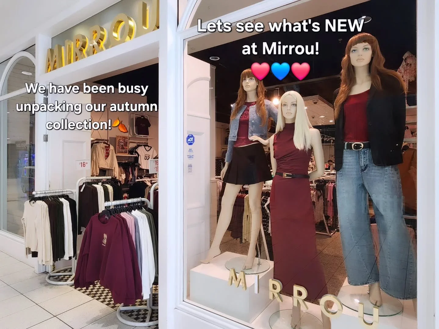 Lets see what's NEW at Mirrou this week!
❤️💙❤️
Pop in for a look while you're out and about this weekend😍🛍

#mirrounz #nzshopping #newzealand #autumnfashion #fashiontrends