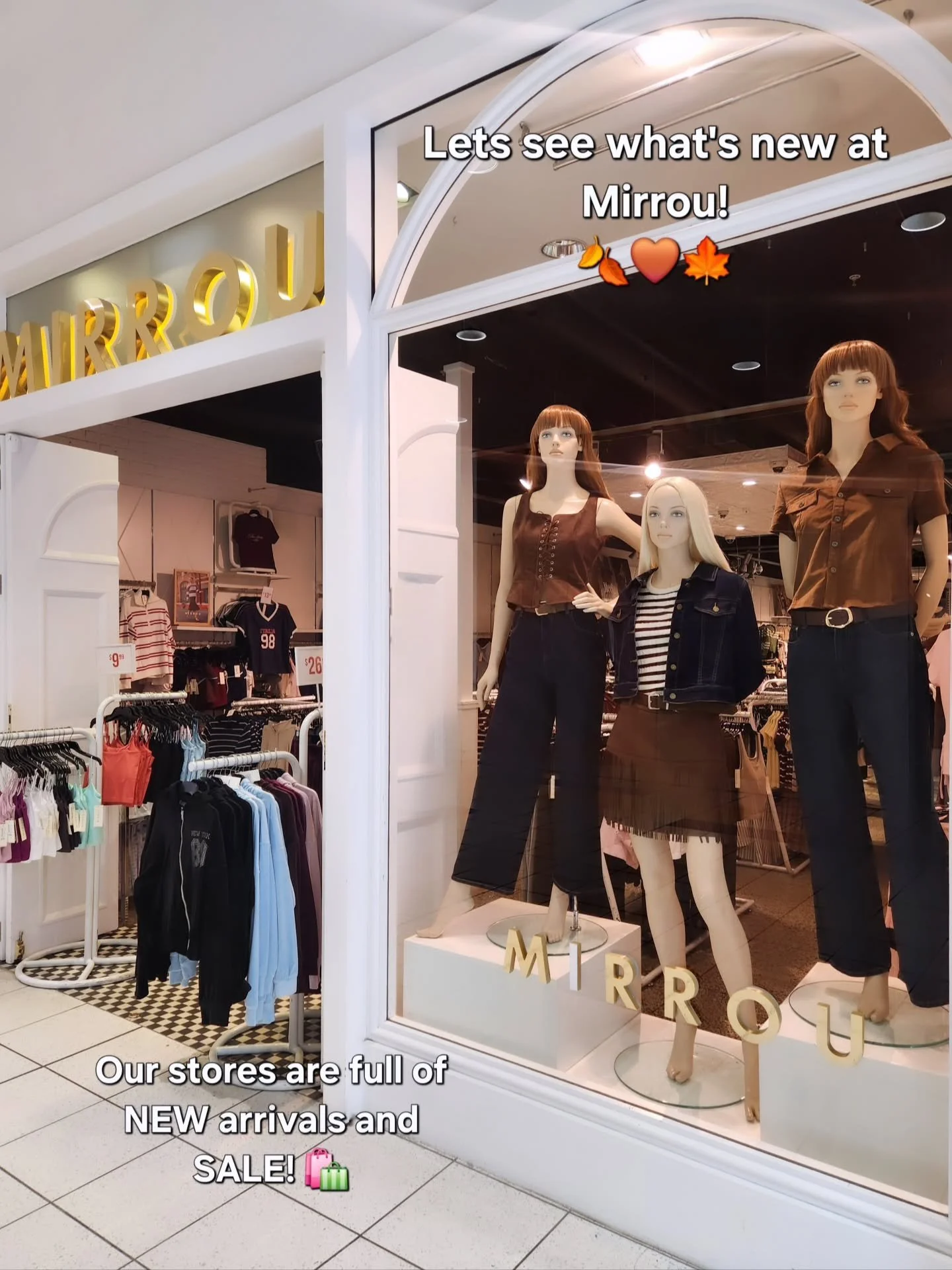 Lets see what's NEW at Mirrou! 
🍂🤎🍁

#mirrounz #nzshopping #newzealand #fashionstore #styleinspo