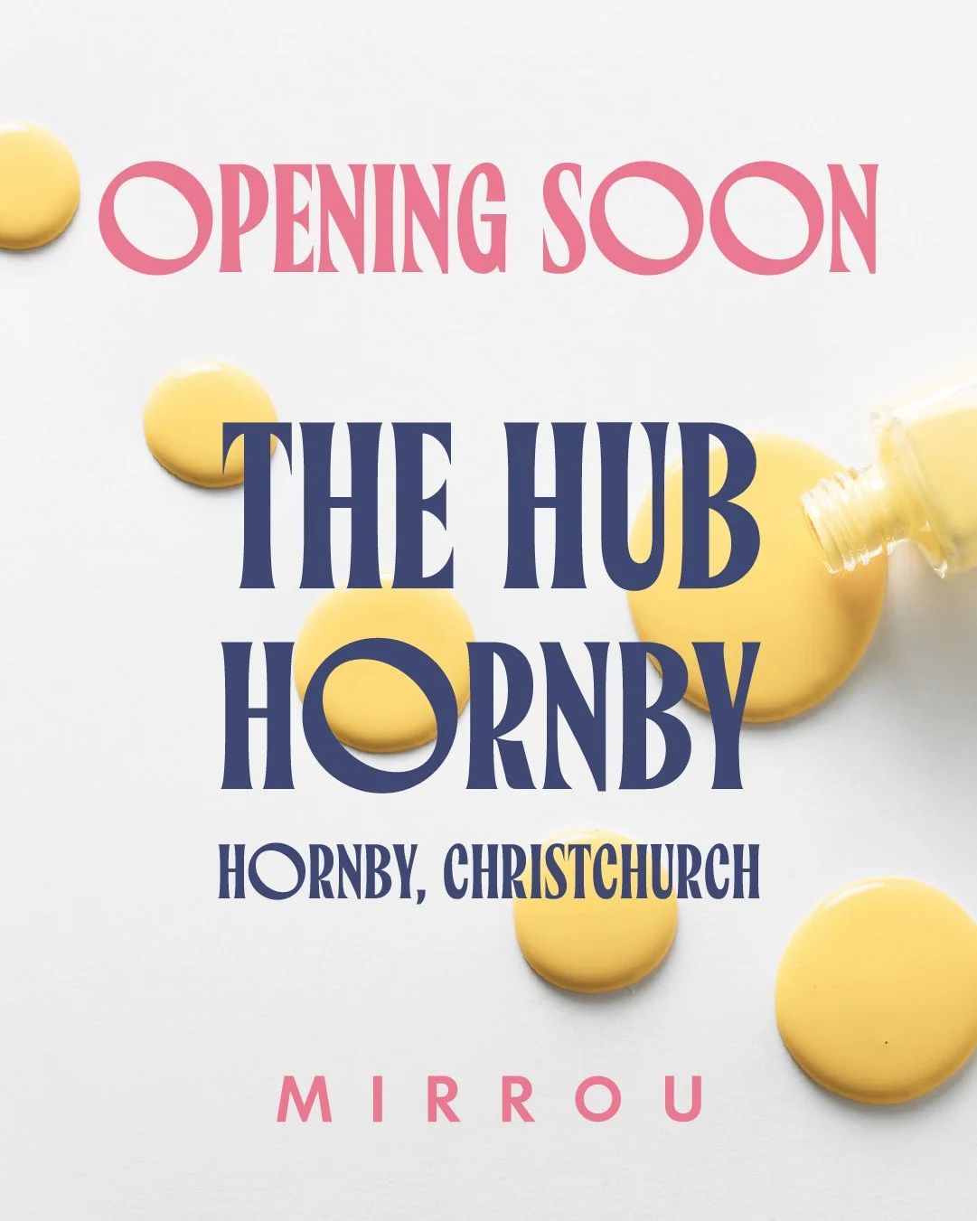 Opening soon at The Hub Hornby...

Check back soon for updates ⌛✨