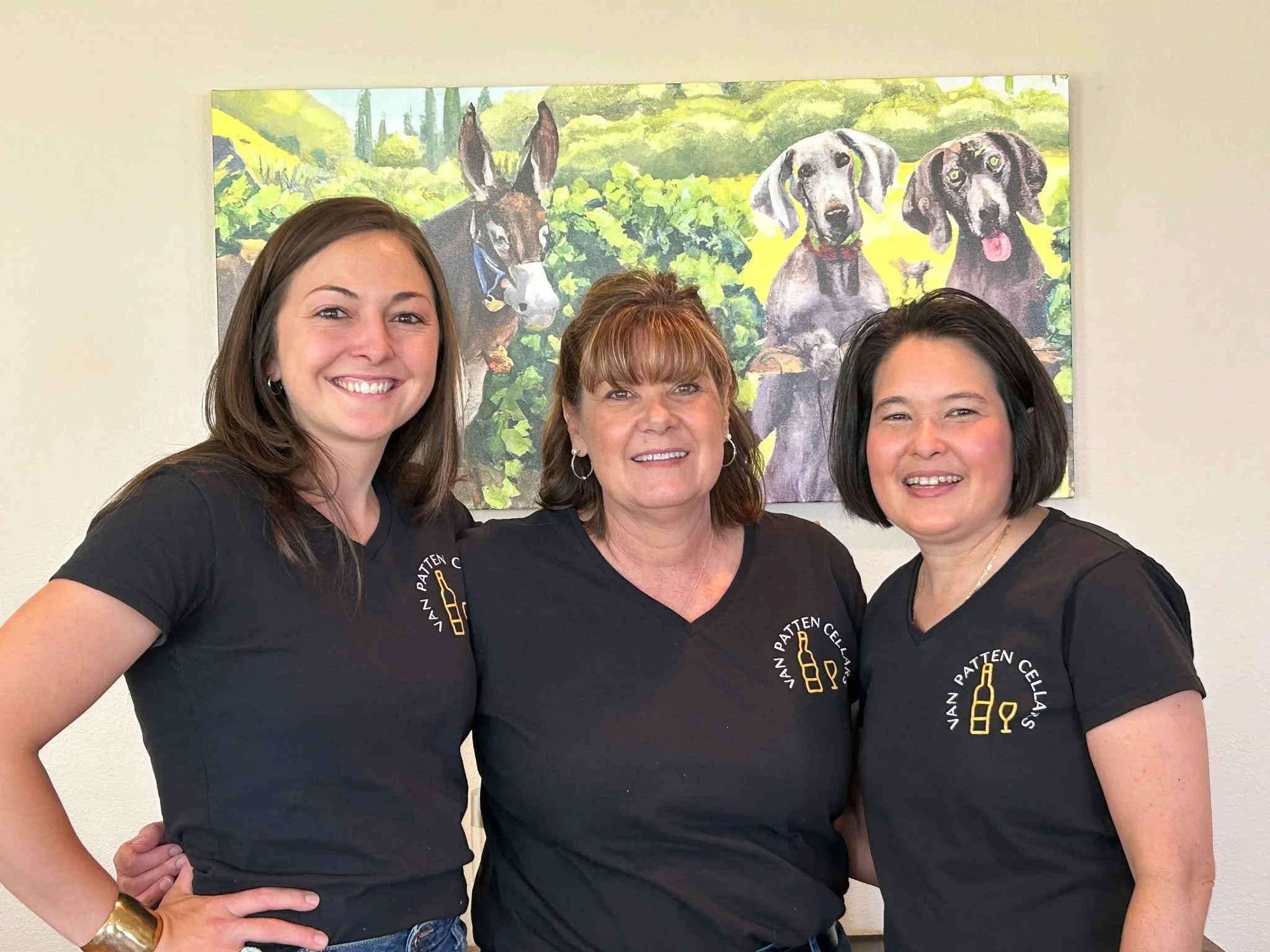 Meet the Ladies of VPC 🍷
Marissa, Debbie &amp; Janie are the faces behind VPC hospitality and marketing. You&rsquo;ll often find them in the tasting room or out at local events pouring wine&mdash;but that&rsquo;s not all they do. They&rsquo;re also 