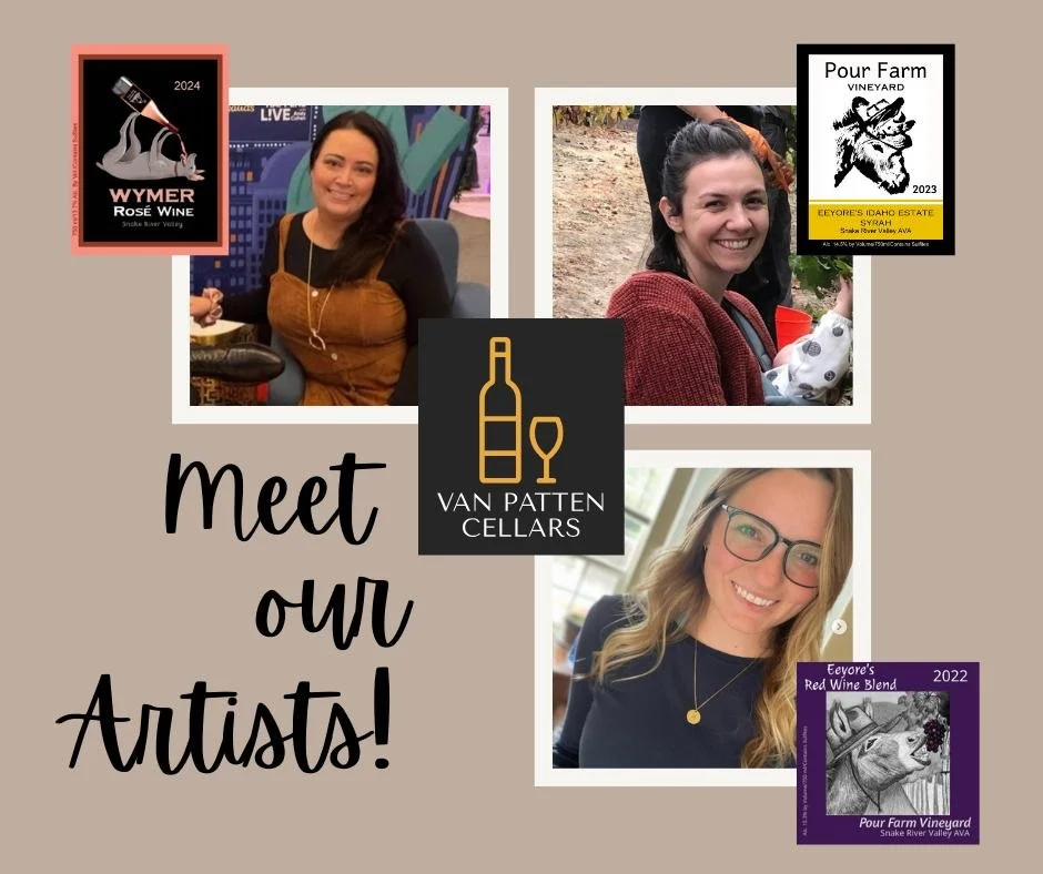 Meet the VPC Artists 🎨🍷
We&rsquo;re lucky to have Valerie, Sharleen, and Madilyn in the family. These talented ladies each bring their own creative style and have helped design our wine labels over the years. Their artwork helps make every bottle o