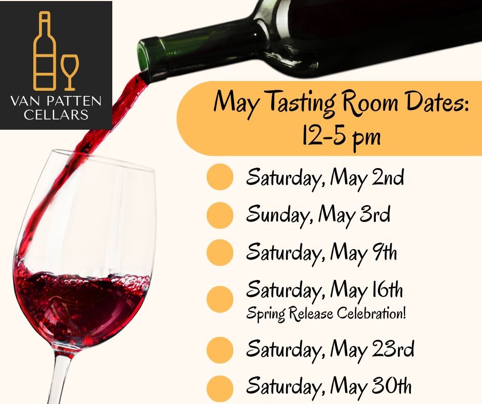 May is just around the corner, and we can&rsquo;t wait to welcome you to the tasting room! We have several opportunities for you to visit and enjoy our wines. Whether you're a long-time fan or a first-time visitor, there&rsquo;s something special wai