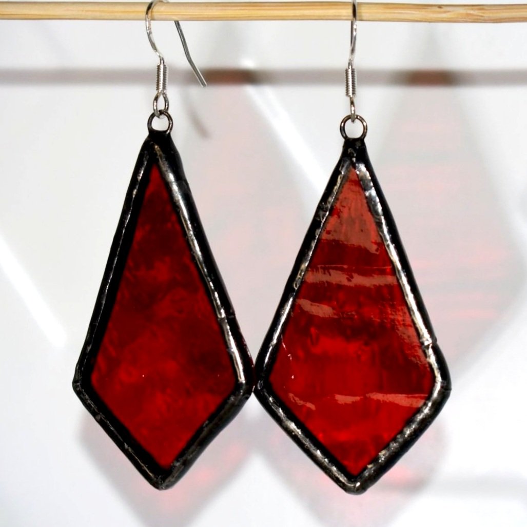 Stained Glass Earrings Templates.