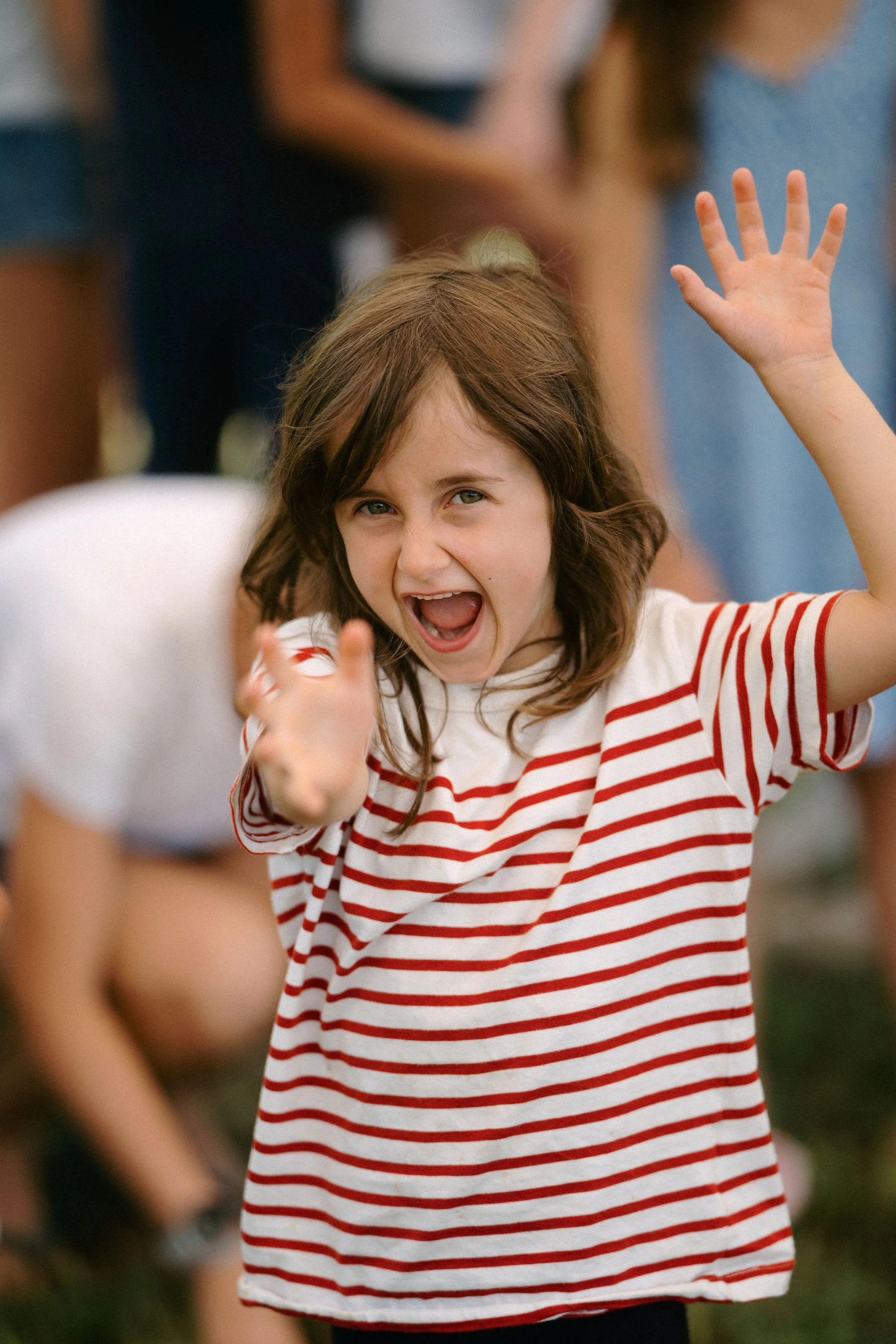 having fun at summer camp