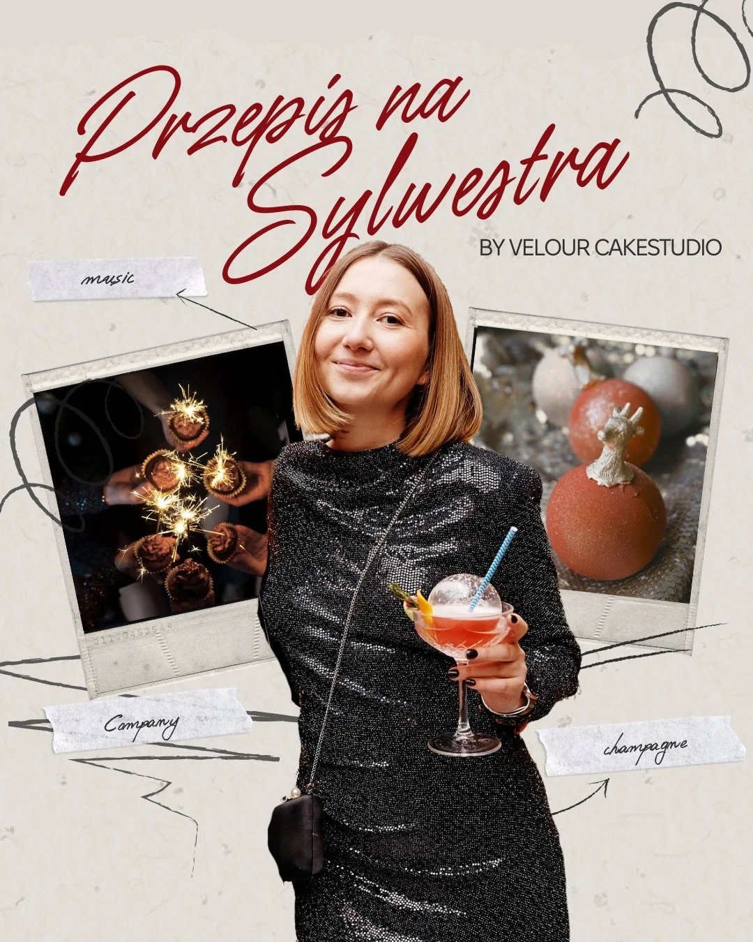 Przepis na idealnego Sylwestra!?
Keep it simple! I zam&oacute;w makaroniki i tiramisu z Velourka🍾🫶