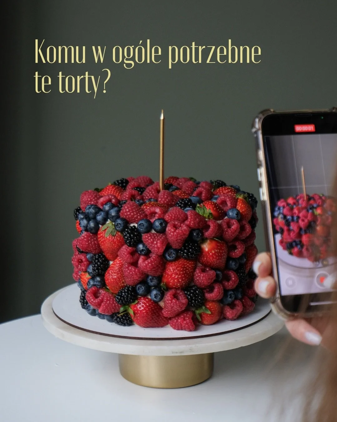 Nie ważne jaka okazja - jesteśmy zawsze obok. Gotowi tworzyć najpiękniejsze torty dla Ciebie i Twoich bliskich 🤍