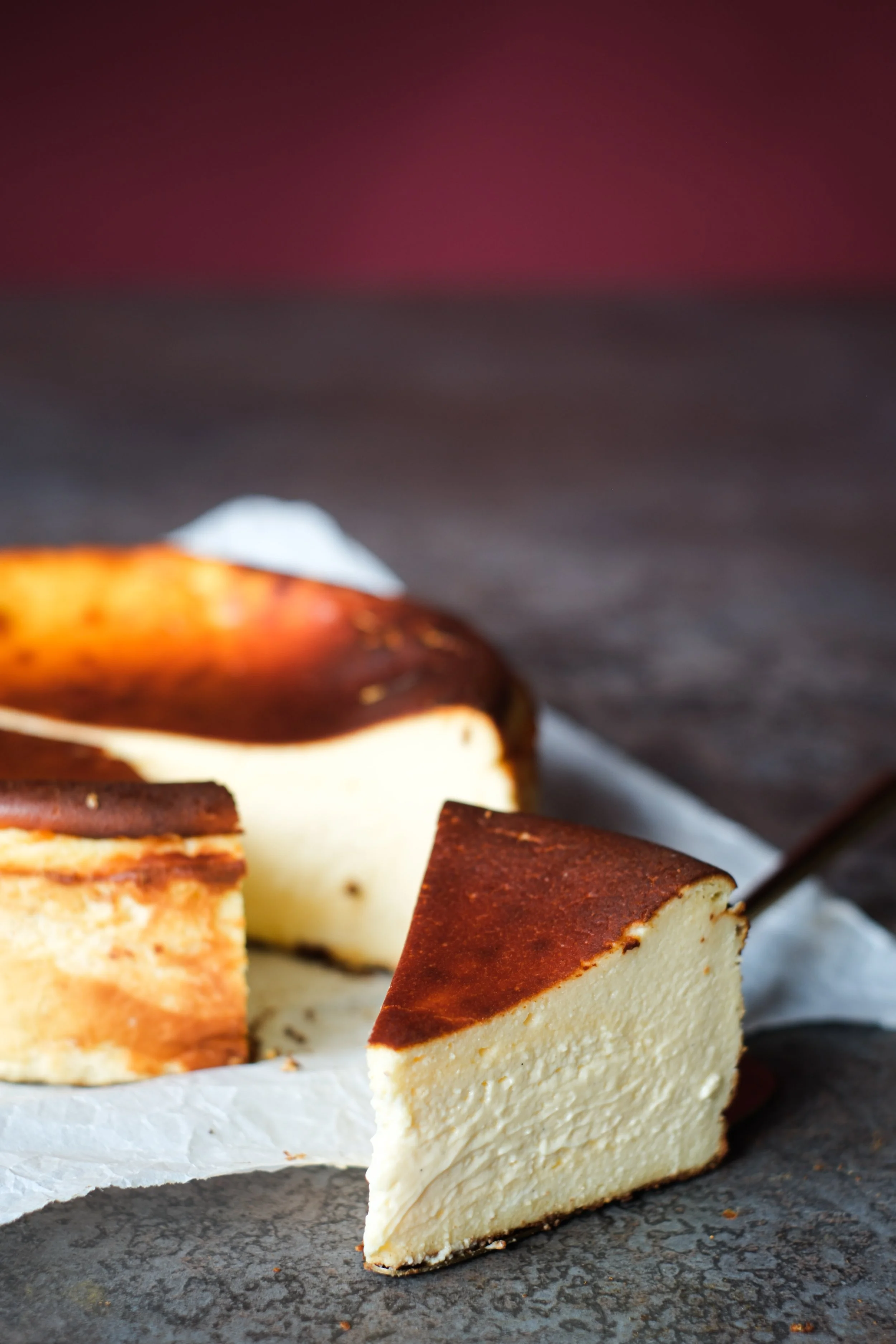 Sernik Baskijski na Święta 10-12 porcji