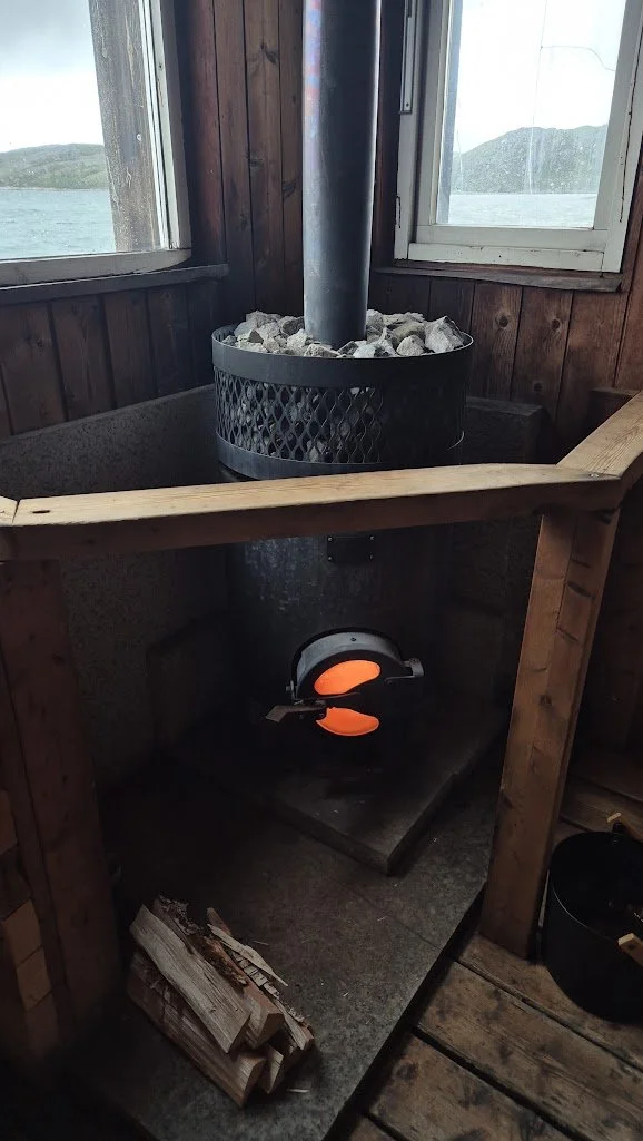 Bålprat i sauna
