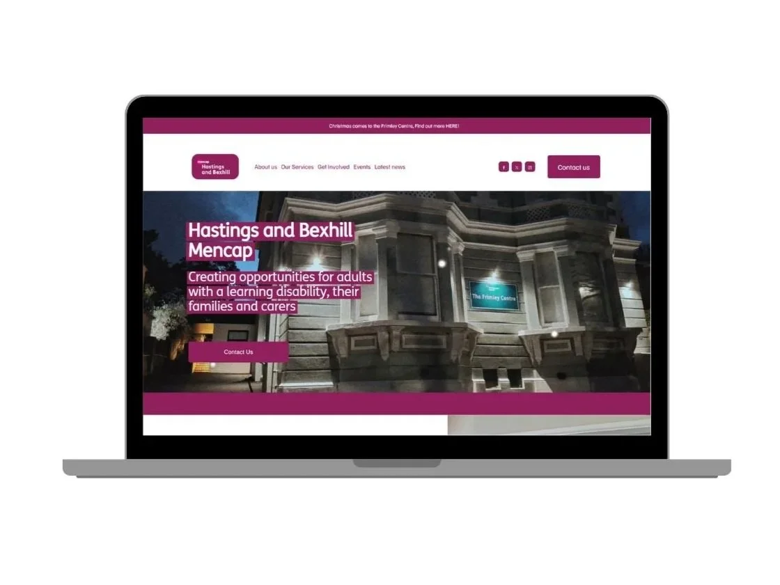 Hastings and Bexhill Mencap: A new website for a new era!
