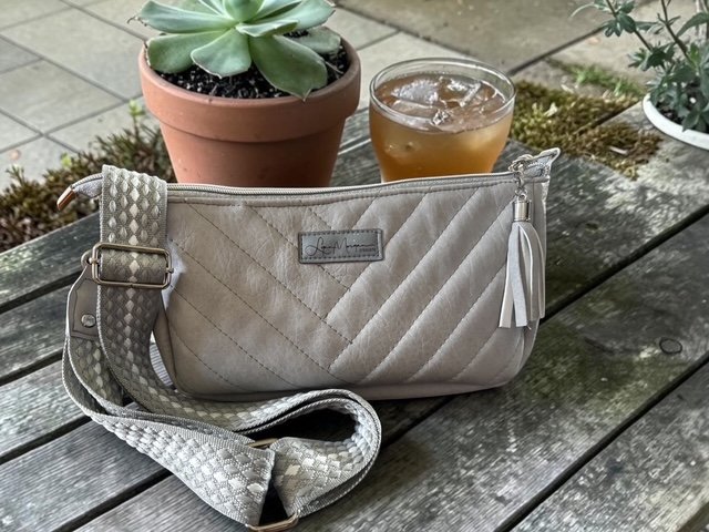 Jessica Concrete Quilted - $70