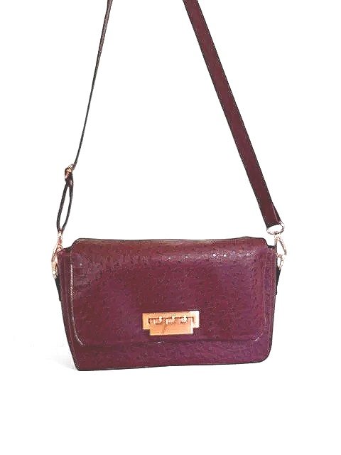 Carrie Merlot Ostrich - $80