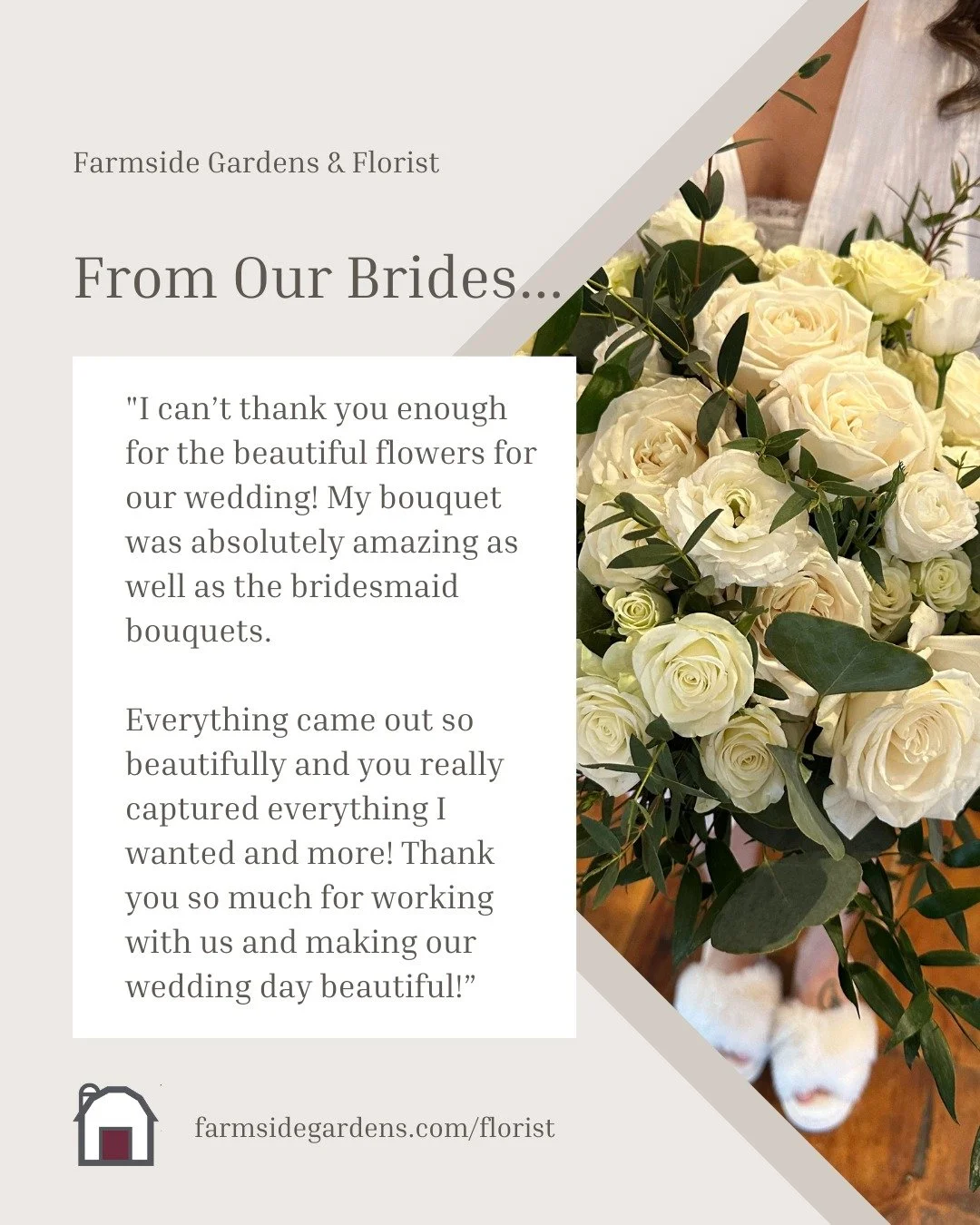 There's nothing better than a happy bride! 

2026 brides, call us to schedule your consultation. We can't wait to hear about your vision for the big day!