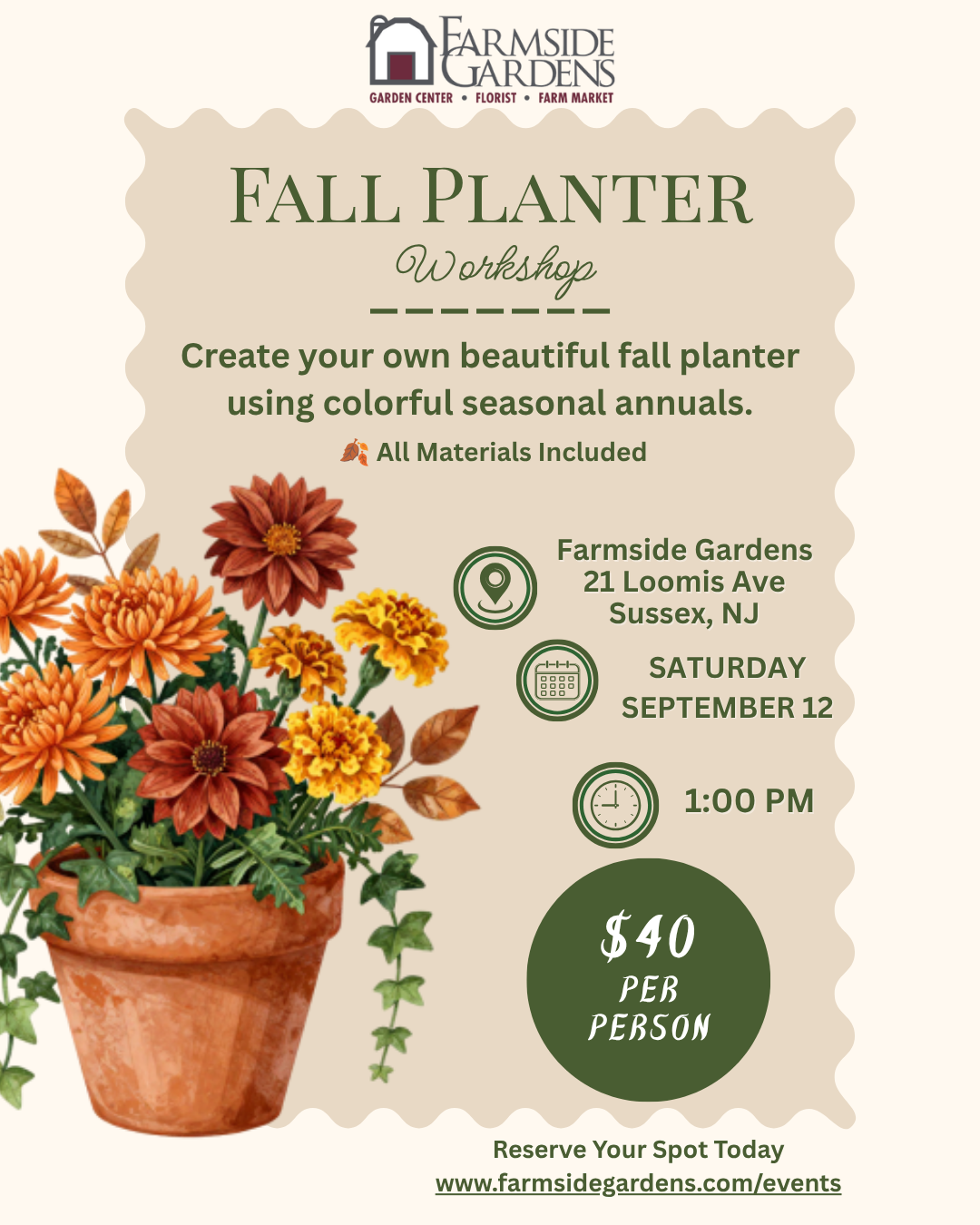 Fall Planter Workshop