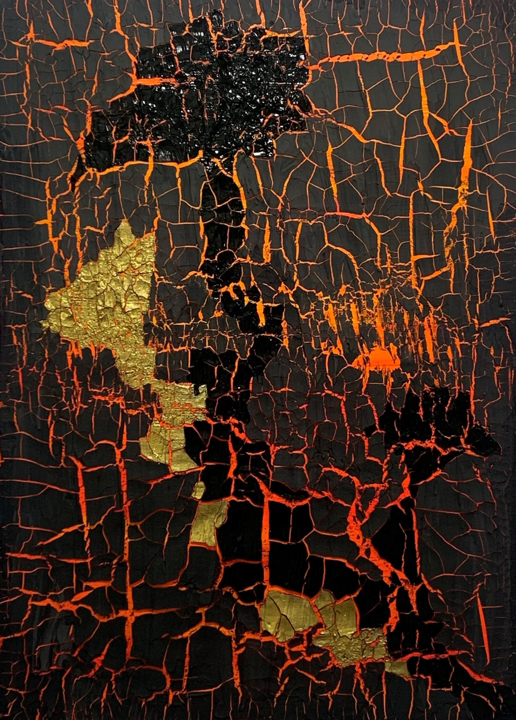 70 x 50 cm. Acrylic Painting, Mixed Media.