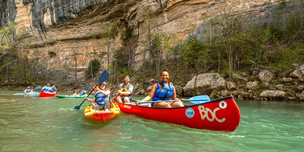 Buffalo River Guided Paddle & Hemmed-In-Hollow Hike