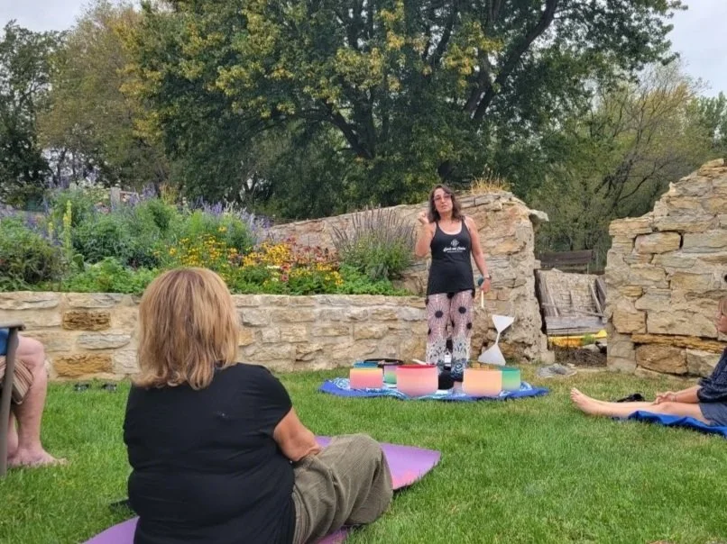 Teaching participants how sound works at a private event for a birthday party