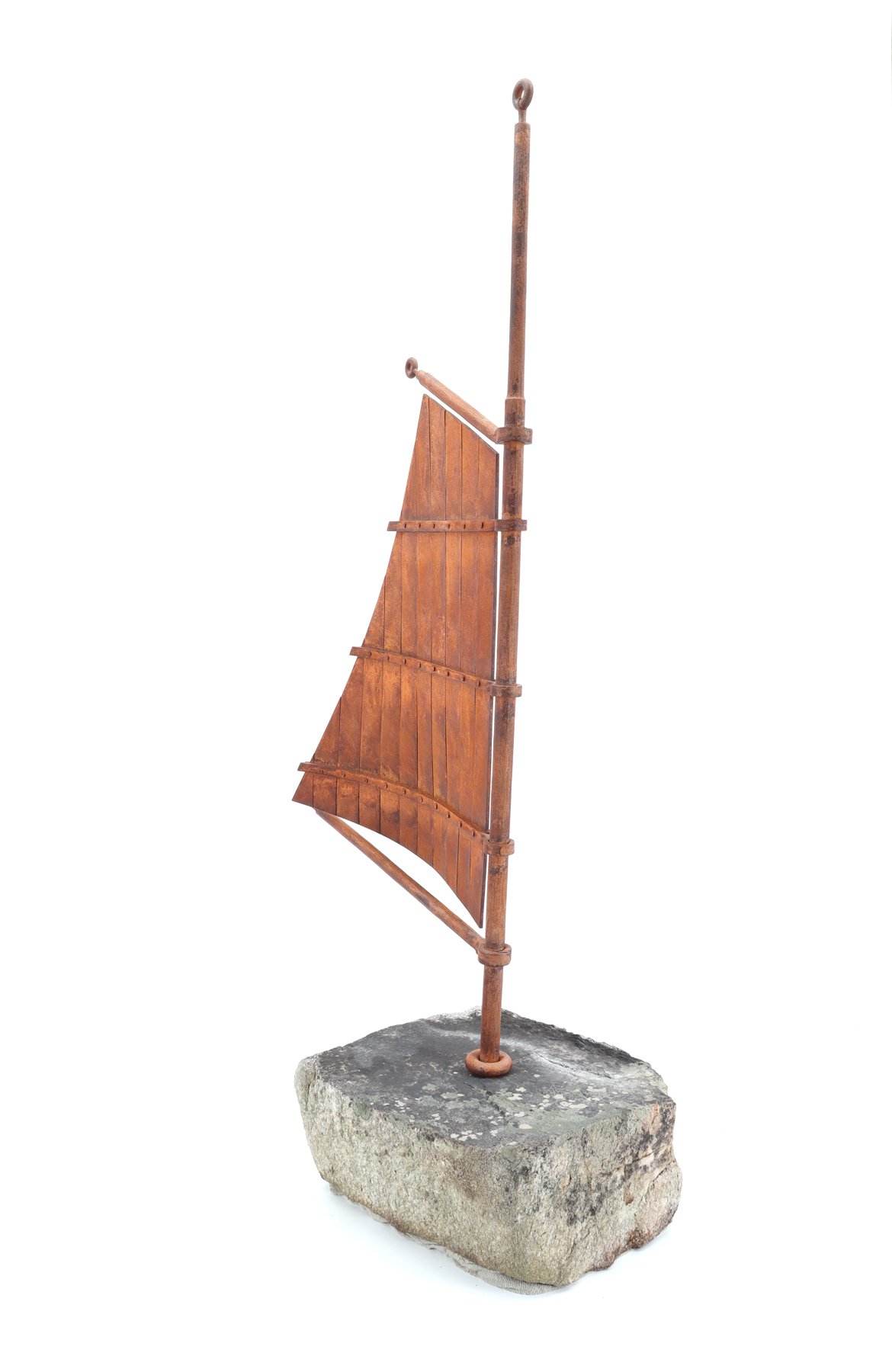 Storm Sail, forged and fabricated steel, 18"wide x 26"tall x 6"deep