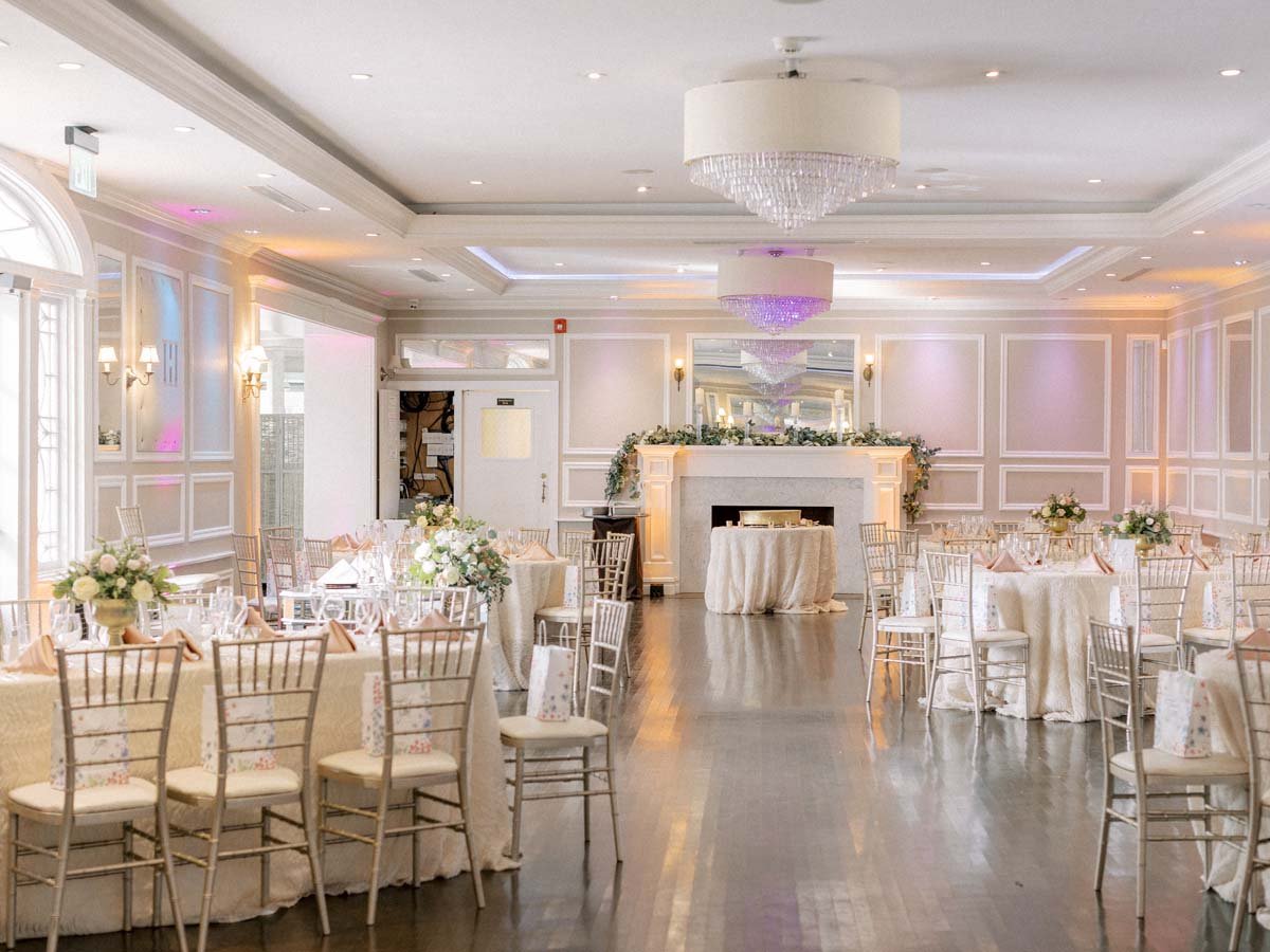 indoor classic ballroom wedding in Westchester NY