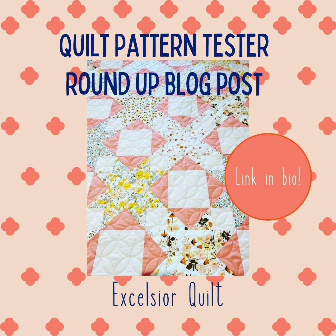 Get inspired with Excelsior Quilt Pattern Tester Parade Blog- link in bio.
This quilt comes together very quickly, and is perfect for as a last minute gift!

#quiltersgonnaquilt #quilting #quilt #quiltersofinstagram #quiltersofawesome #quiltersofig #