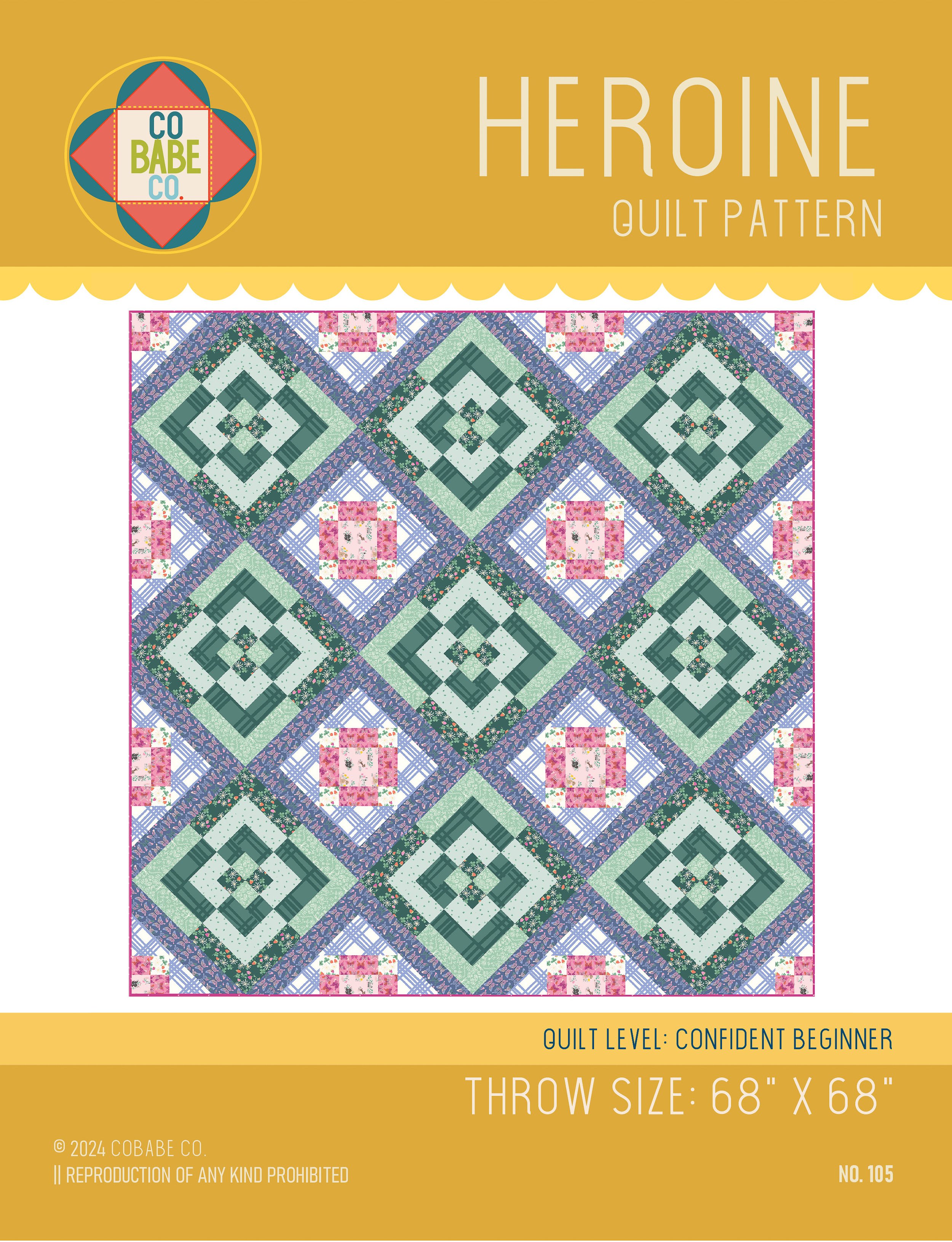 Heroine Quilt Pattern Digital Download Pattern Cover-2.jpg