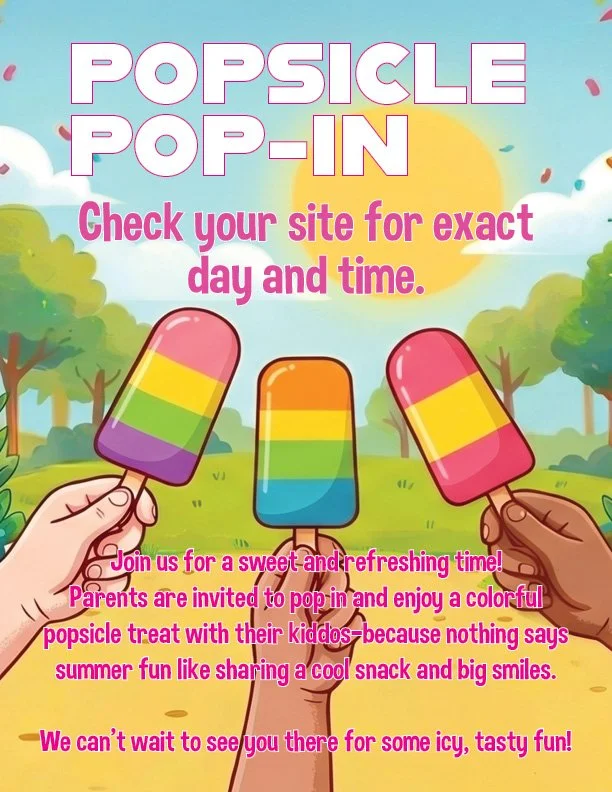 Popsicle Pop-In is Next Week!