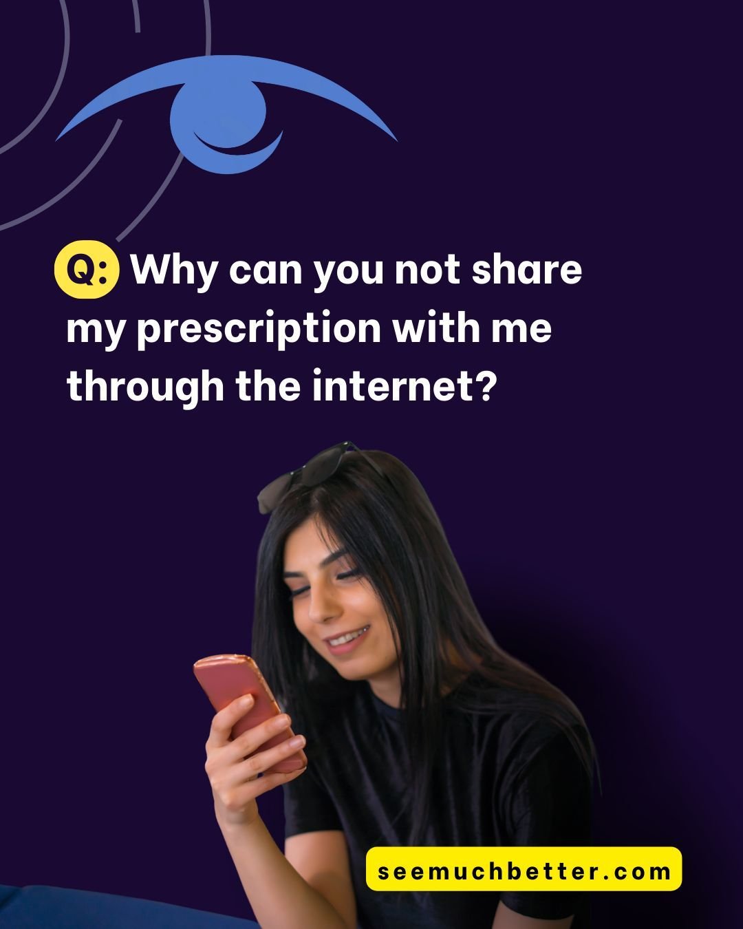 Q: Why can you not share my prescription info with me through Google, social media, or e-mail? 
A: Protected health information (PHI) cannot be shared under HIPAA. So what exactly is considered PHI according to HIPAA? It's information that can identi
