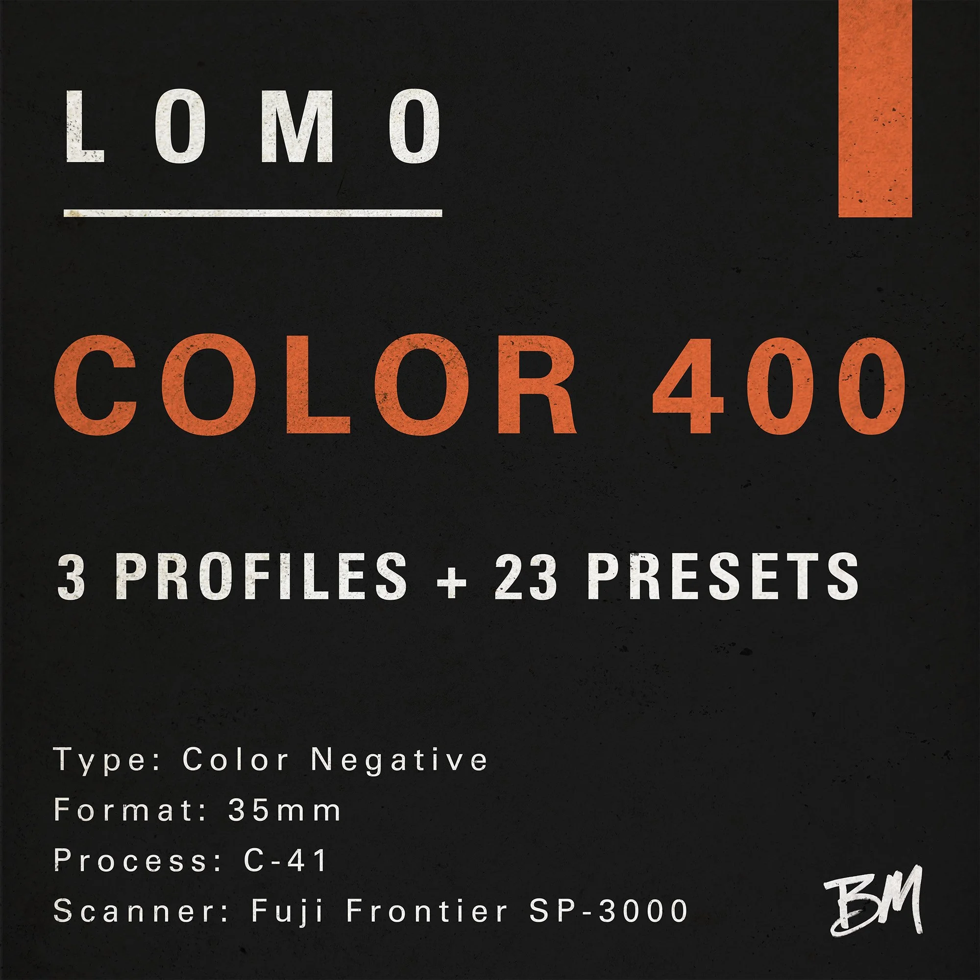 Lomo Color 400 Film Profiles