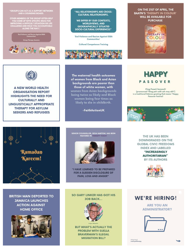 Nafsiyat's Social Media Feed