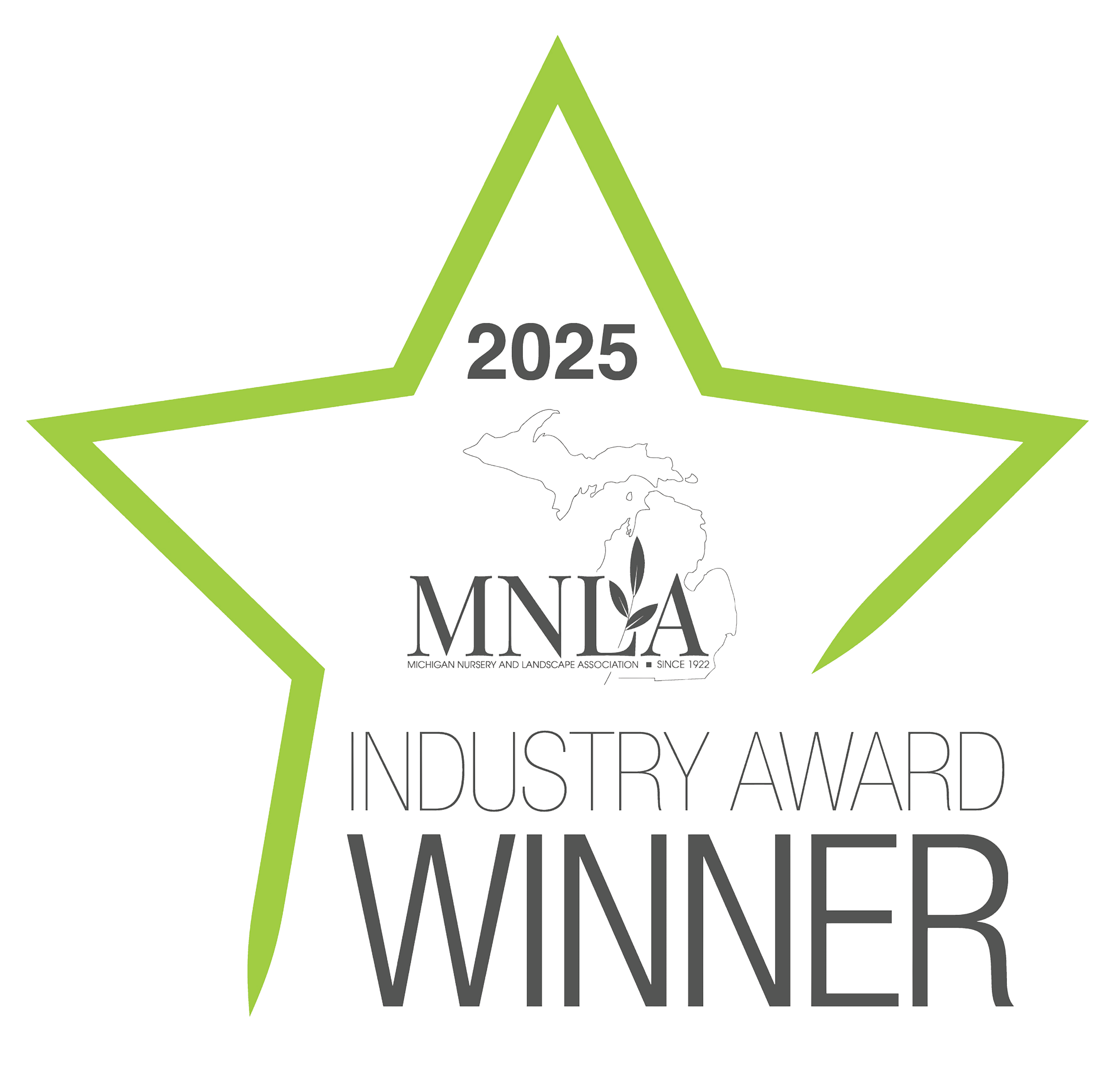 Michigan Nursery and Landscape Association 2025 Award Winner