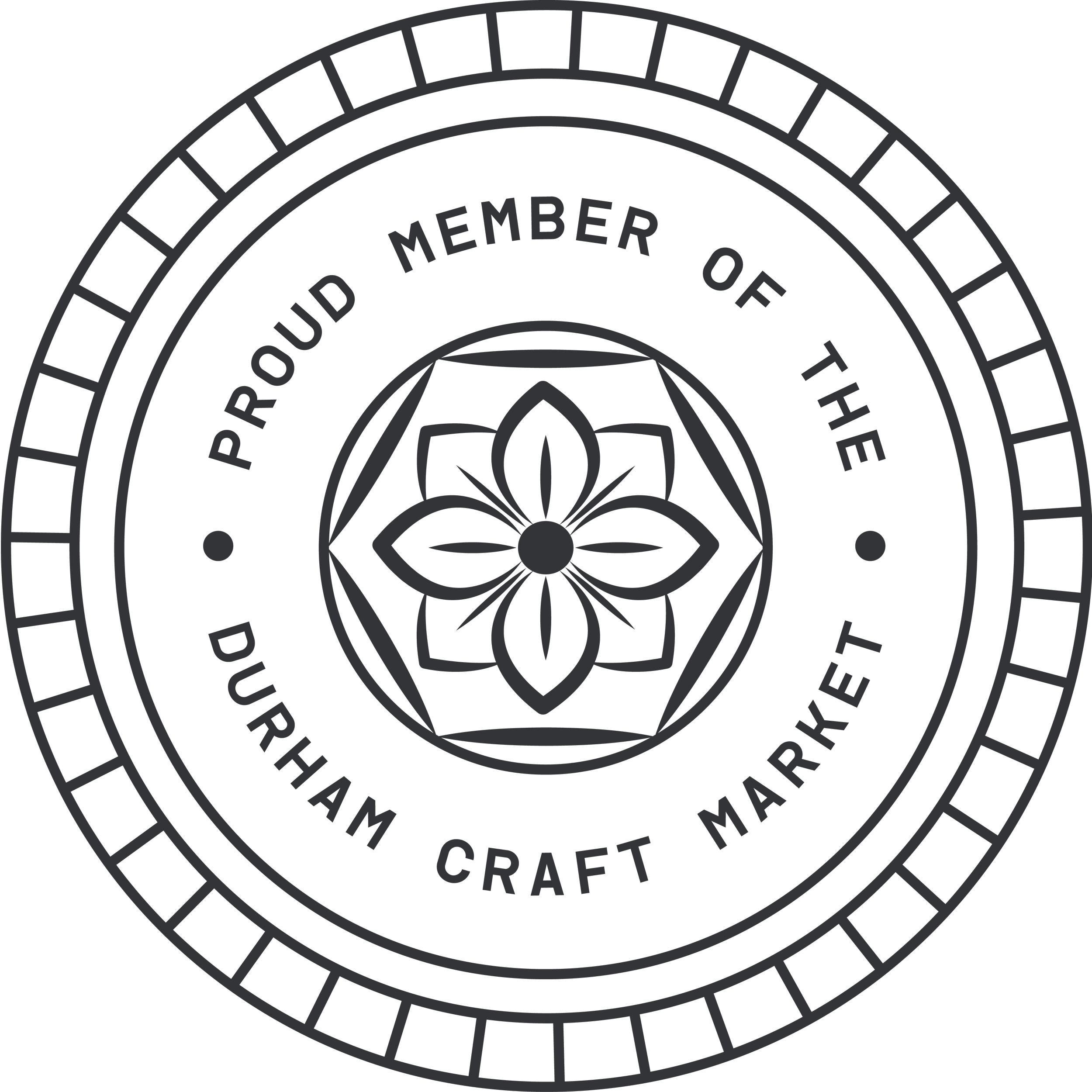 logo: proud member of the Durham Craft Market