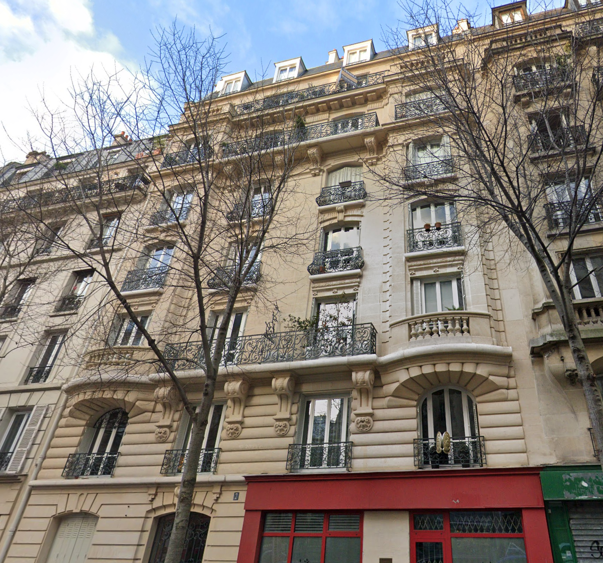 Façade sur rue, 7 rue Fabre d'Églantine, Paris 12e