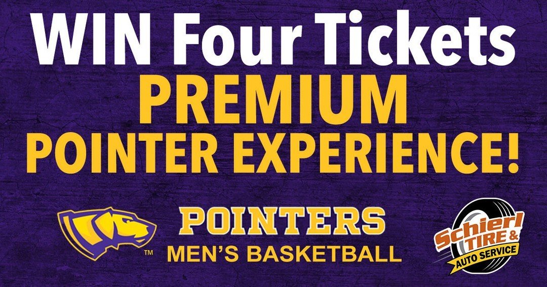 Are you ready for a basketball experience like no other? We're thrilled to announce an exclusive giveaway in partnership with UWSP Athletics for the chance to win 4 Premium Pointer Experience tickets for the Men&rsquo;s Basketball game on 𝗦𝗮𝘁𝘂𝗿?