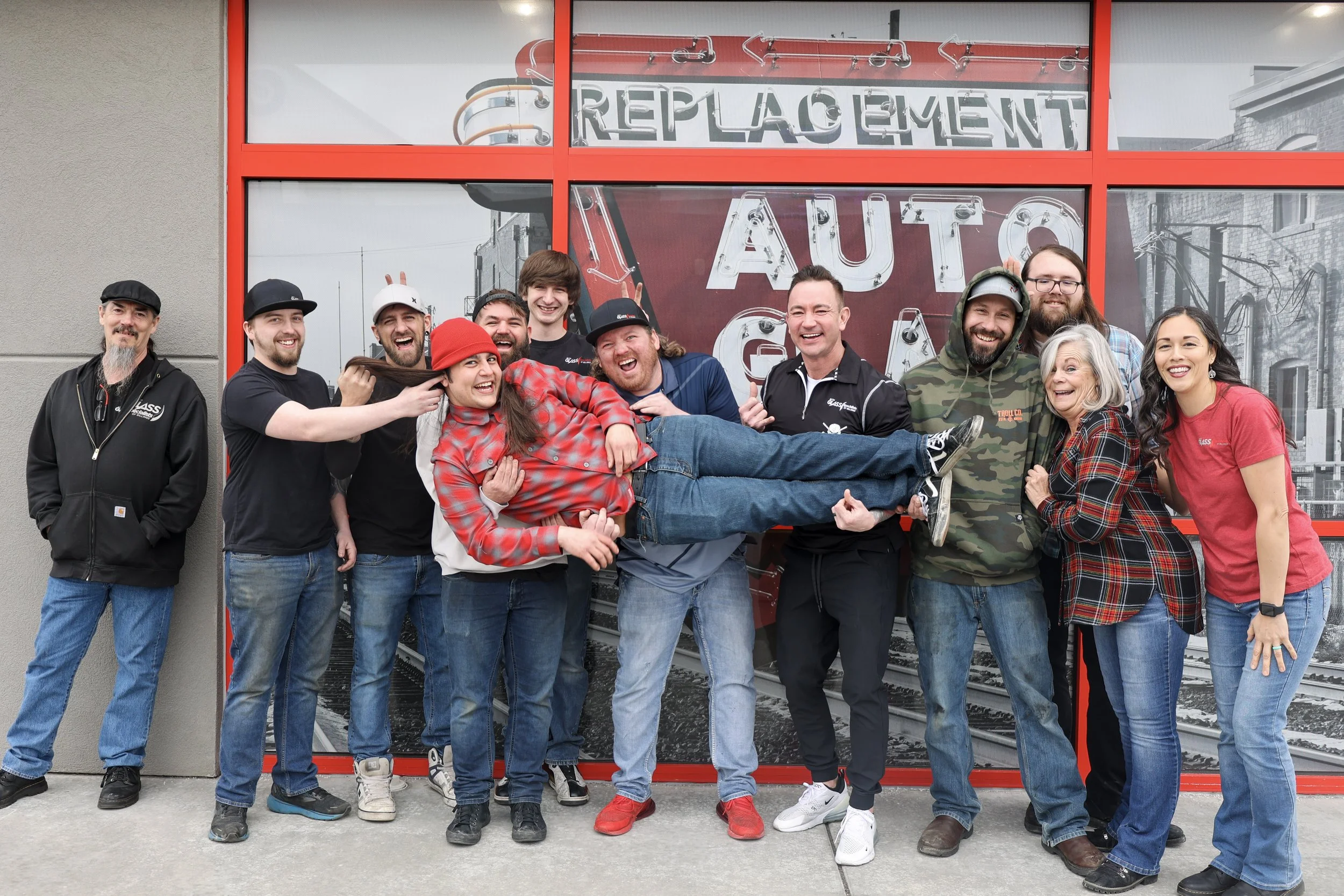 Auto Glass Specialists Guys In The Little Red Truck About — Auto Glass Specialists