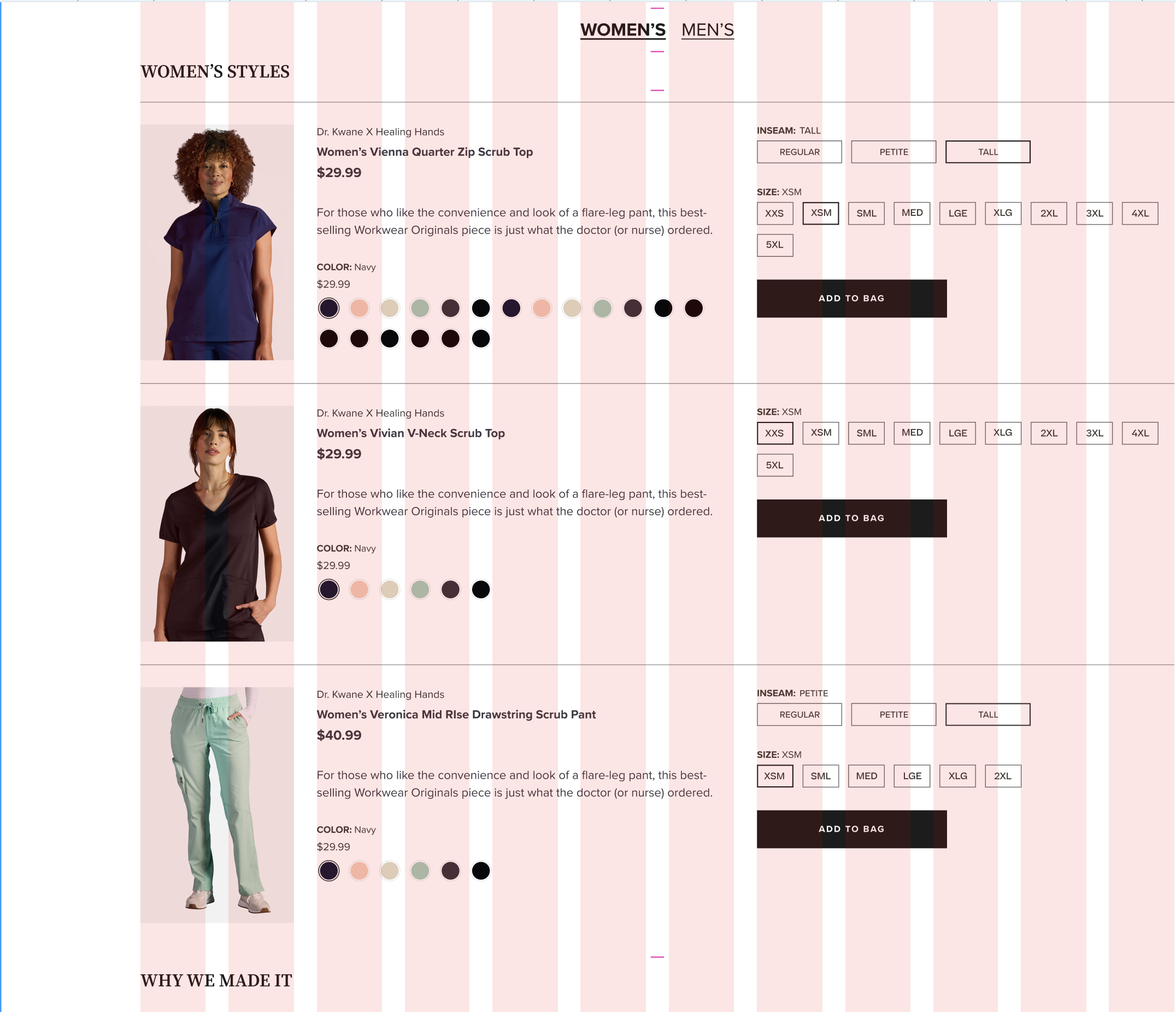 System in Action — Live Experience
Real-world implementation showing the horizontal shopping module supporting streamlined product selection and bundled purchasing behavior.  Click Image above to view live example
