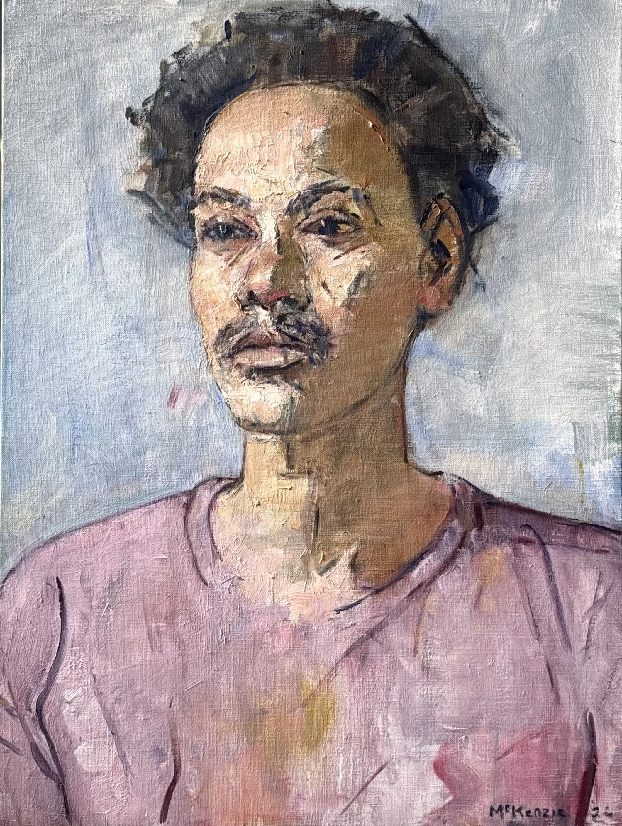 "Ogemdi" 2025. Oil on canvas. 24 X 20 inches