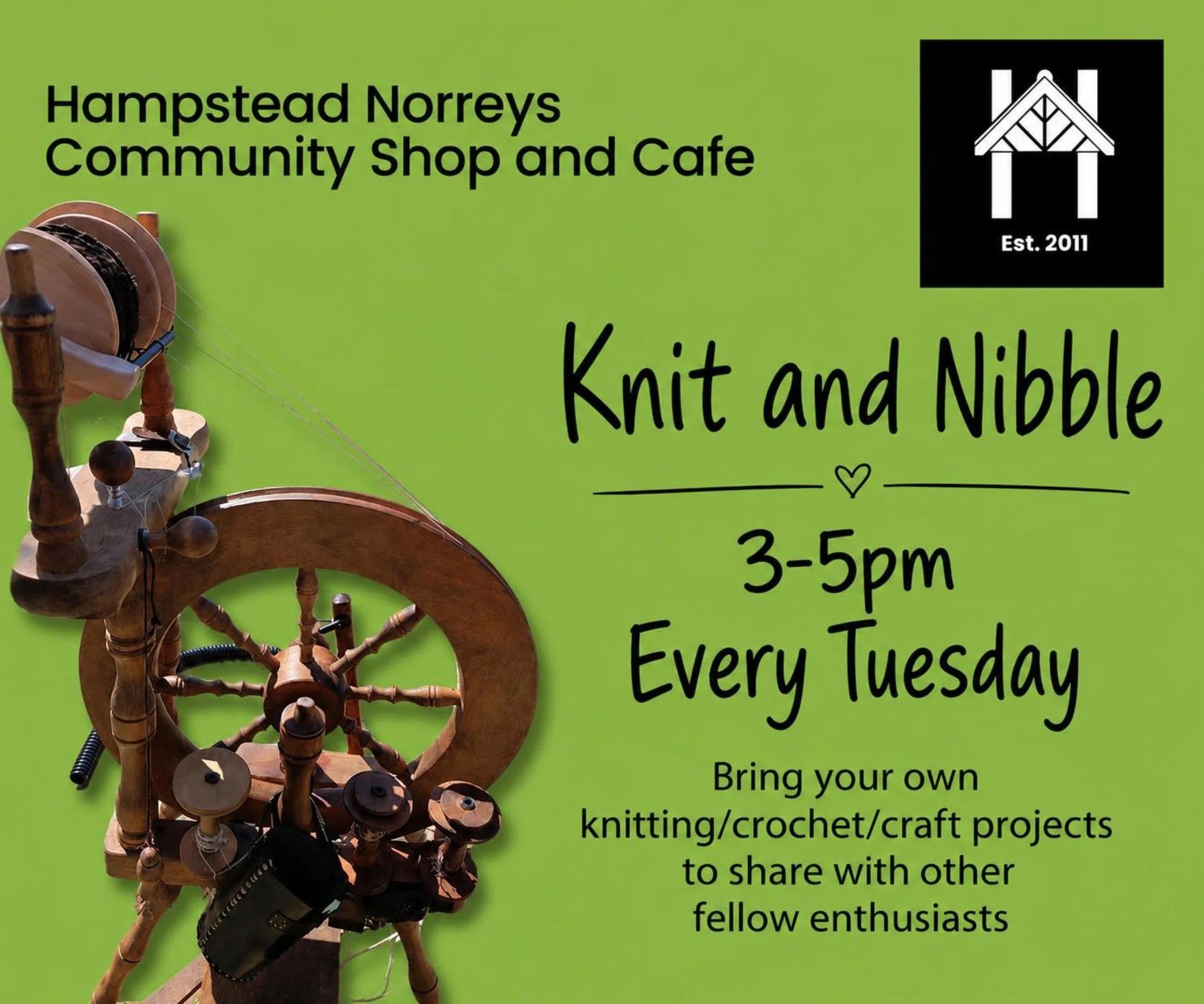 Knit and Nibble poster