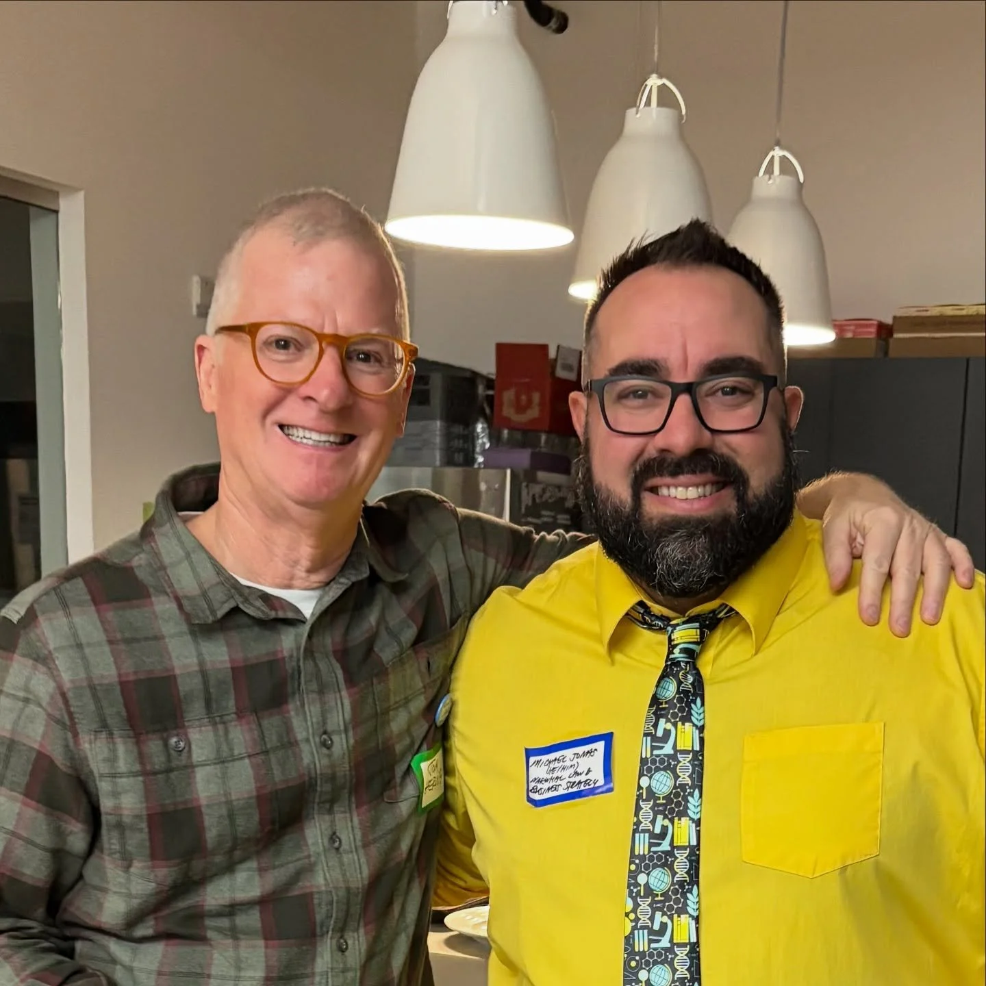 Here&rsquo;s a picture of me and Tom, the Owner of @bencorpsforgood. I had a great time last night at the Benefit Corporations for Good Eastside Happy Hour &ldquo;Genius Bar Edition.&rdquo; It was fun answering questions about business law and strate