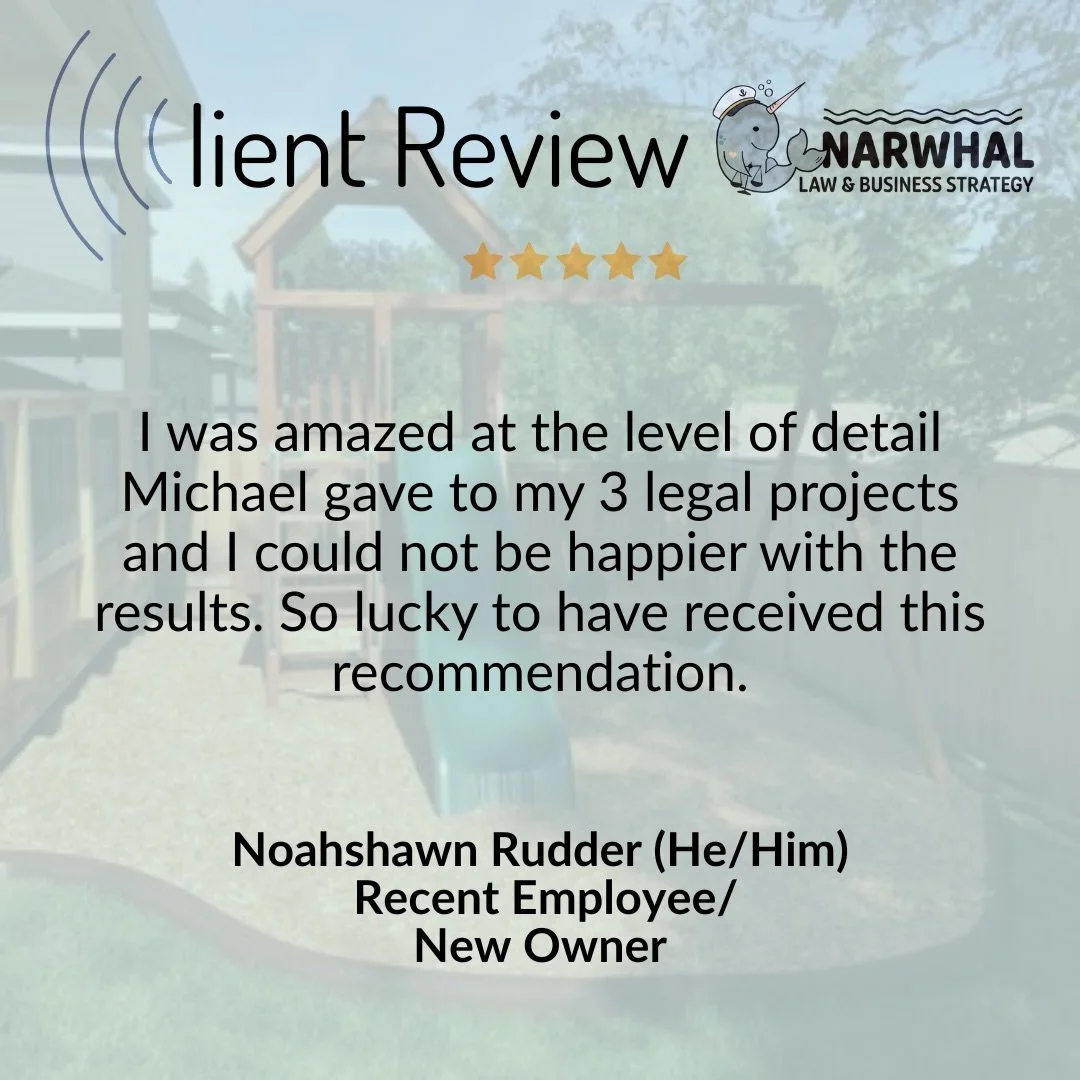 Grateful for this 5-star review from Noahshawn Rudder ⭐⭐⭐⭐⭐
It&rsquo;s especially meaningful when the work supports someone stepping into ownership. Noahshawn is purchasing The Kids&rsquo; Backyard Store, a business he worked at and helped build. The